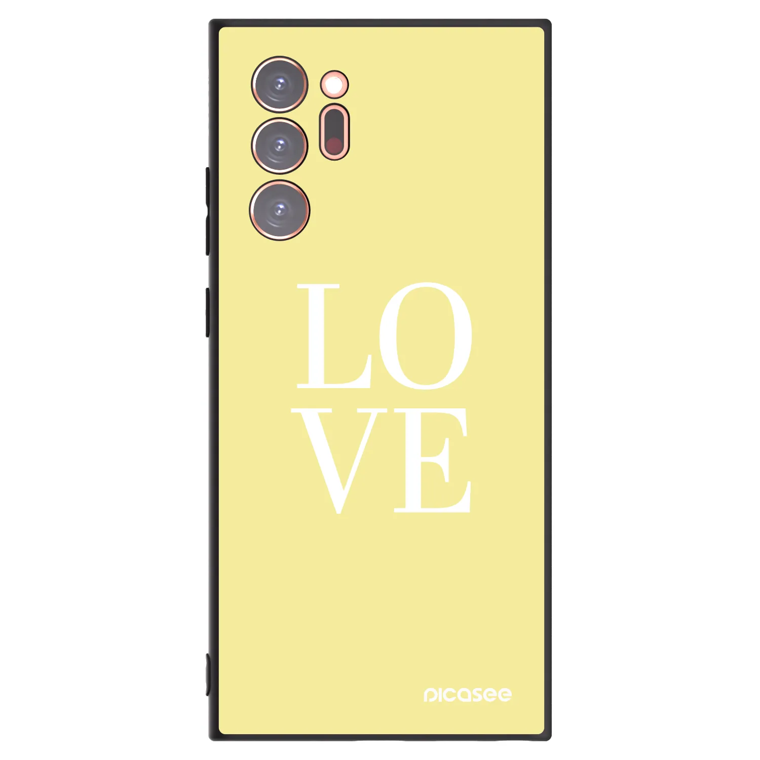 Picasee husă neagră din silicon pentru Samsung Galaxy Note 20 Ultra - Love