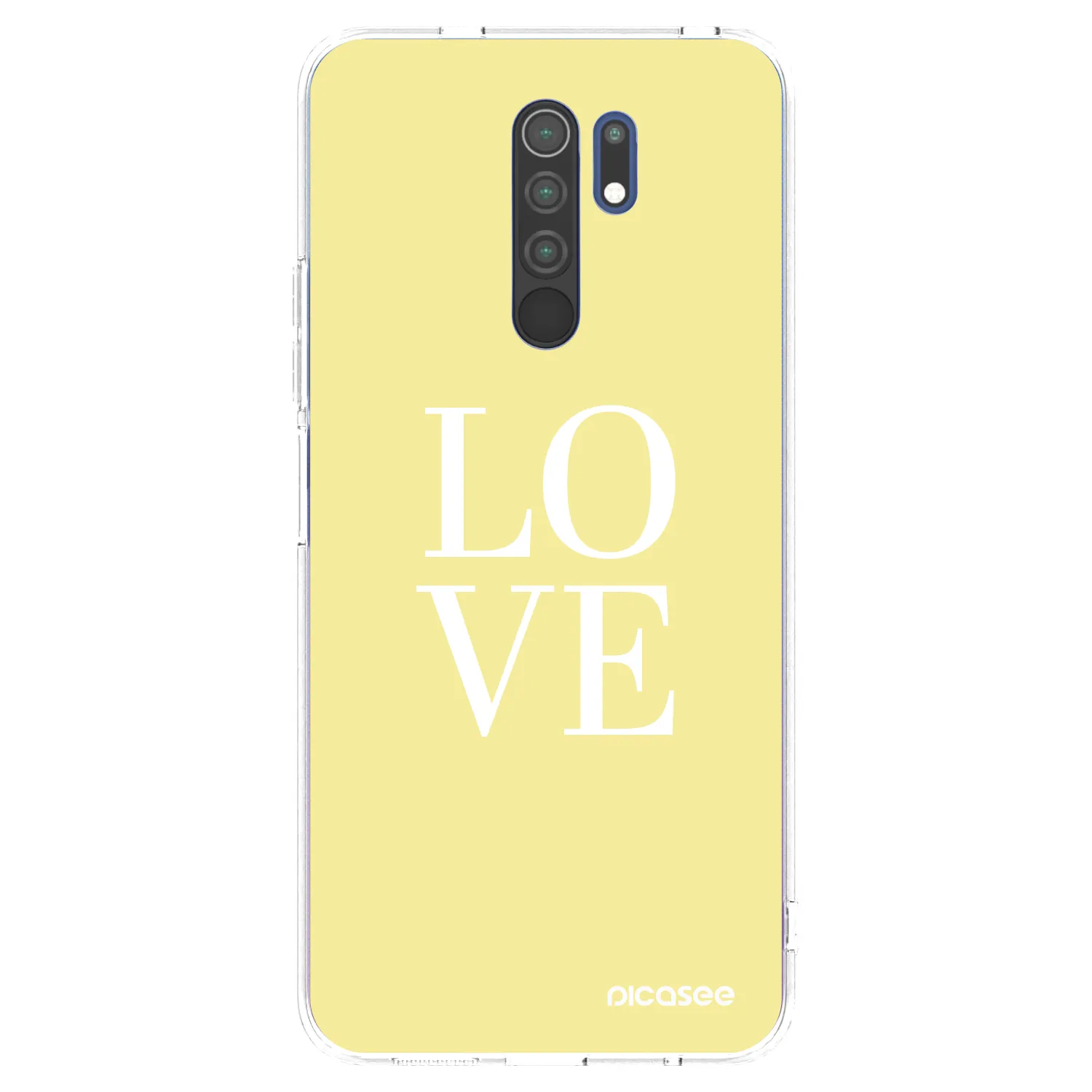 Picasee husă transparentă din silicon pentru Xiaomi Redmi 9 - Love