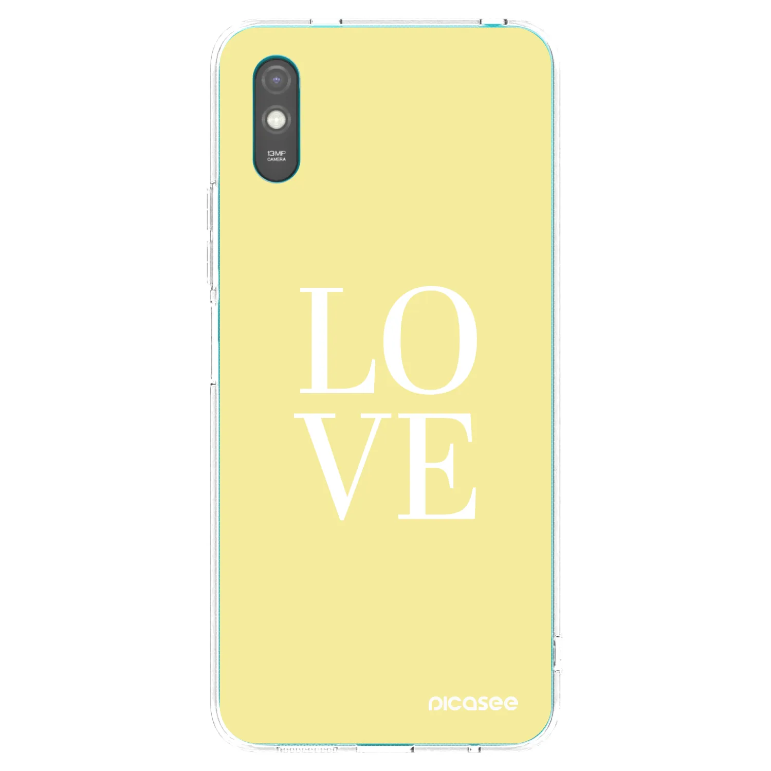 Picasee husă transparentă din silicon pentru Xiaomi Redmi 9A - Love