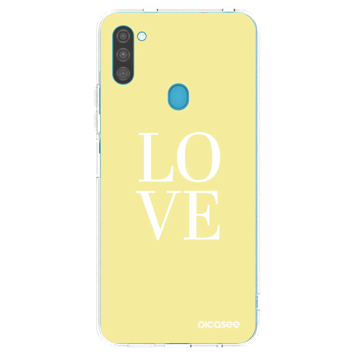 Picasee husă transparentă din silicon pentru Samsung Galaxy M11 - Love