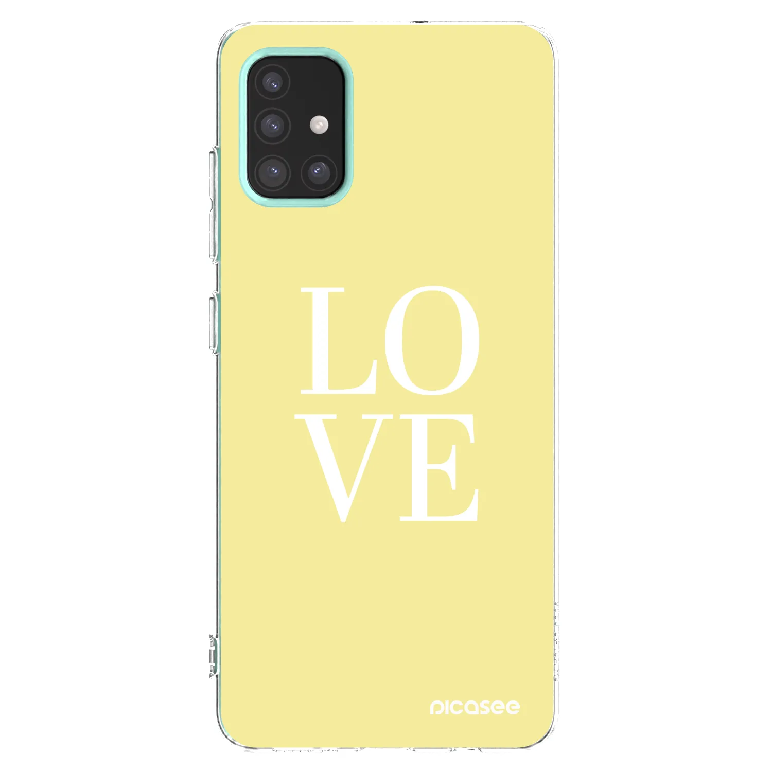 Picasee husă transparentă din silicon pentru Samsung Galaxy M31s - Love