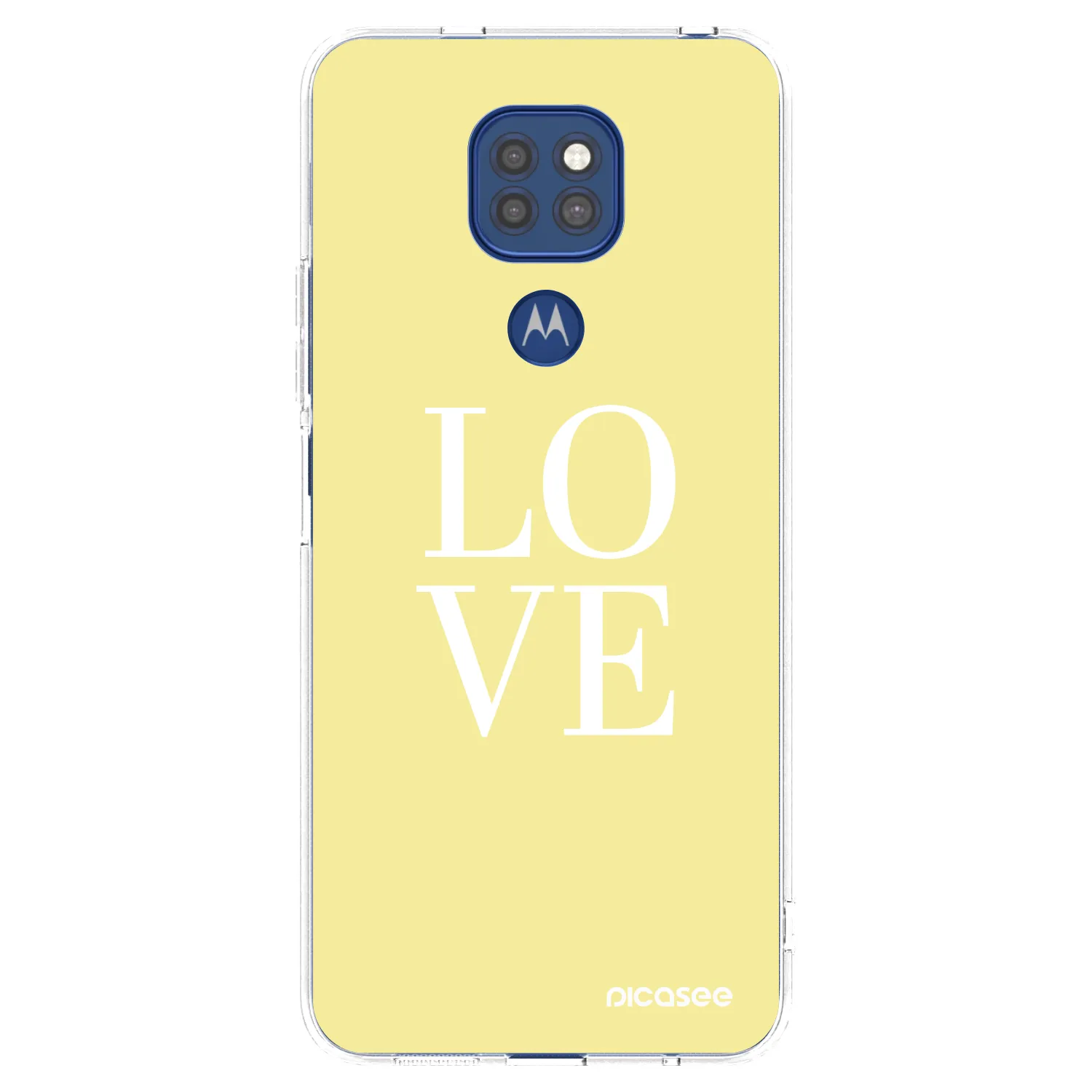 Picasee husă transparentă din silicon pentru Motorola Moto G9 Play - Love