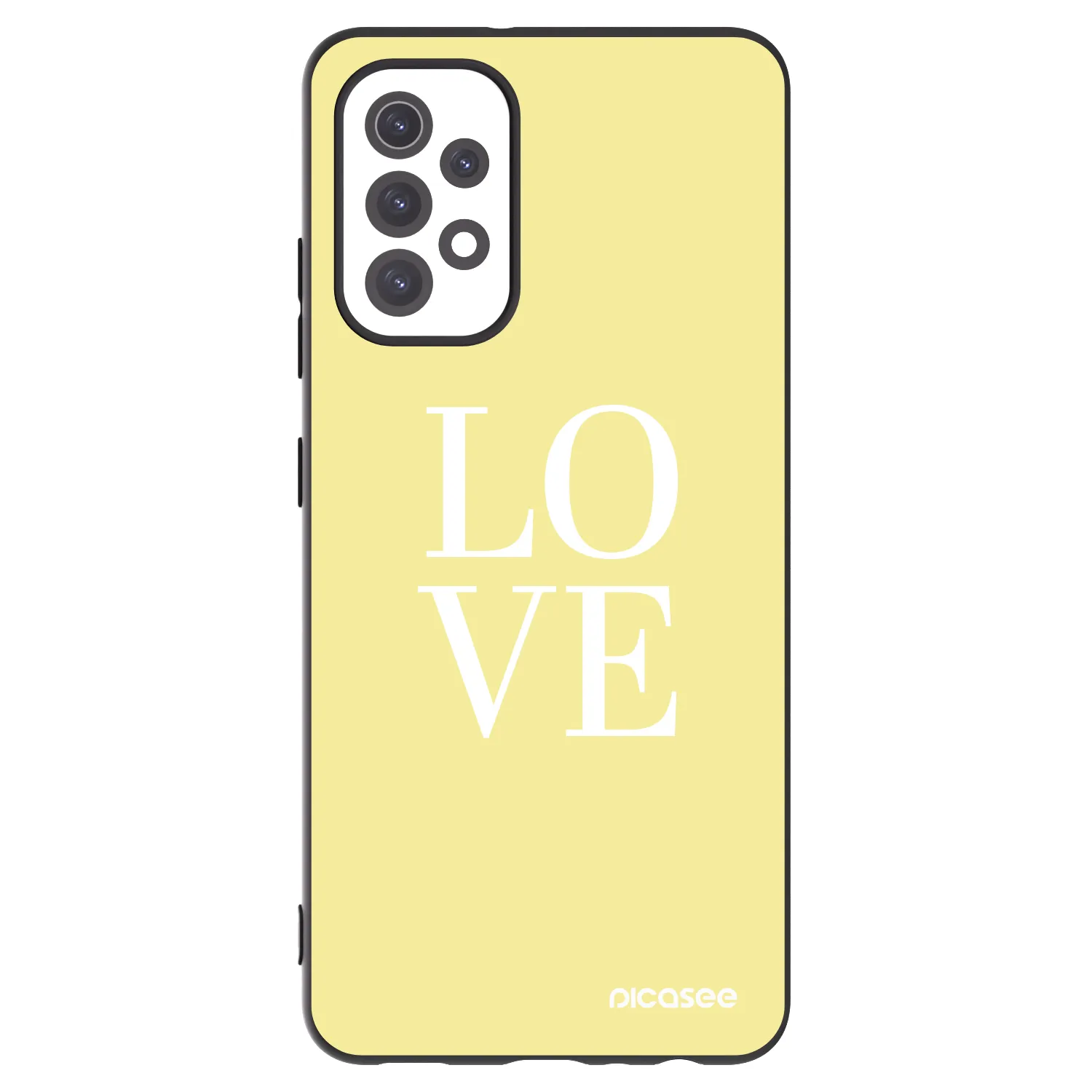 Picasee husă neagră din silicon pentru Samsung Galaxy A32 5G A326B - Love