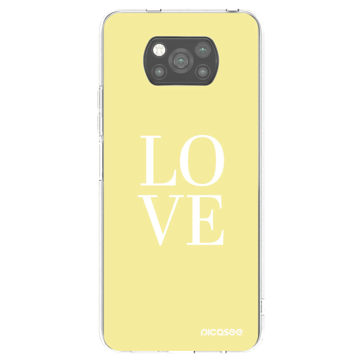 Picasee husă neagră din silicon pentru Xiaomi Poco X3 Pro - Love
