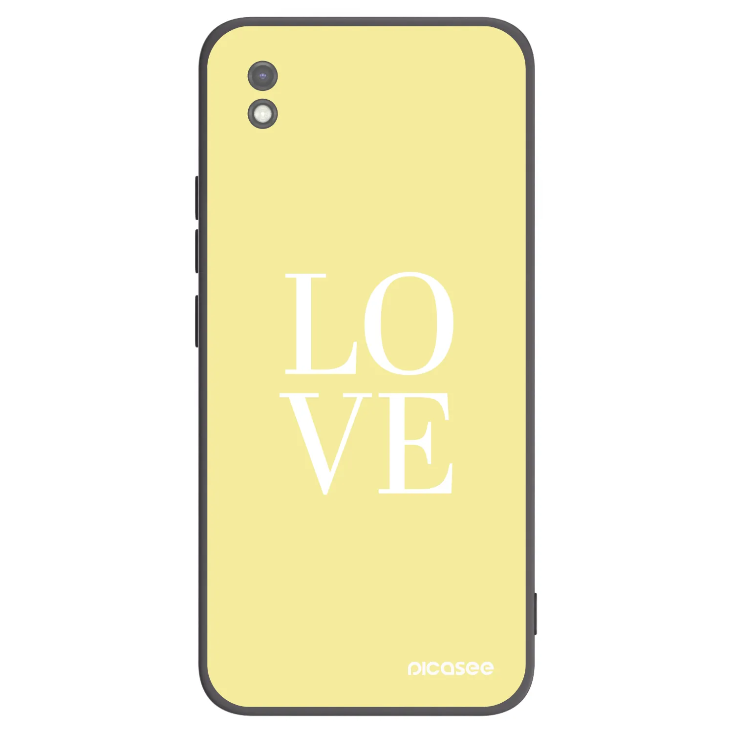 Picasee husă neagră din silicon pentru Xiaomi Redmi 9AT - Love