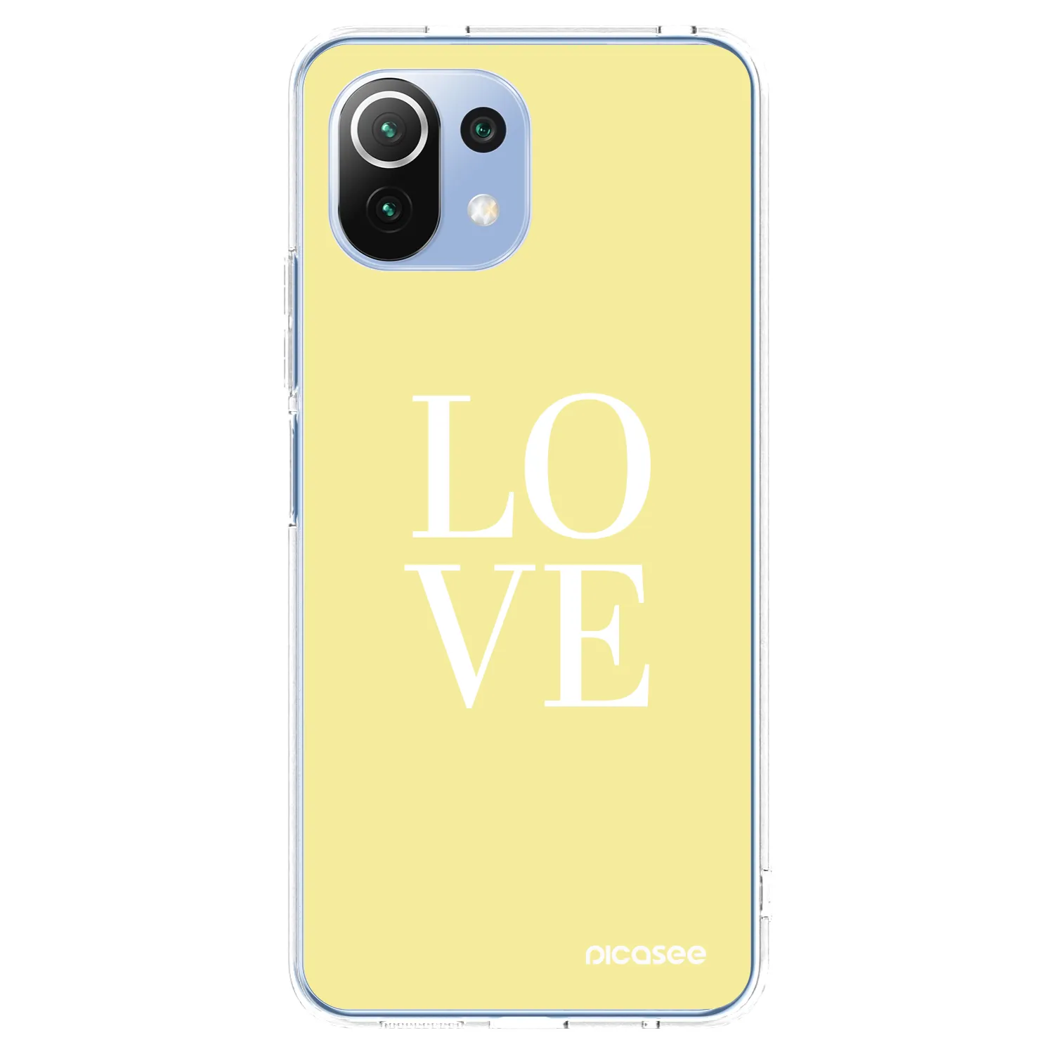 Picasee husă transparentă din silicon pentru Xiaomi Mi 11 Lite - Love
