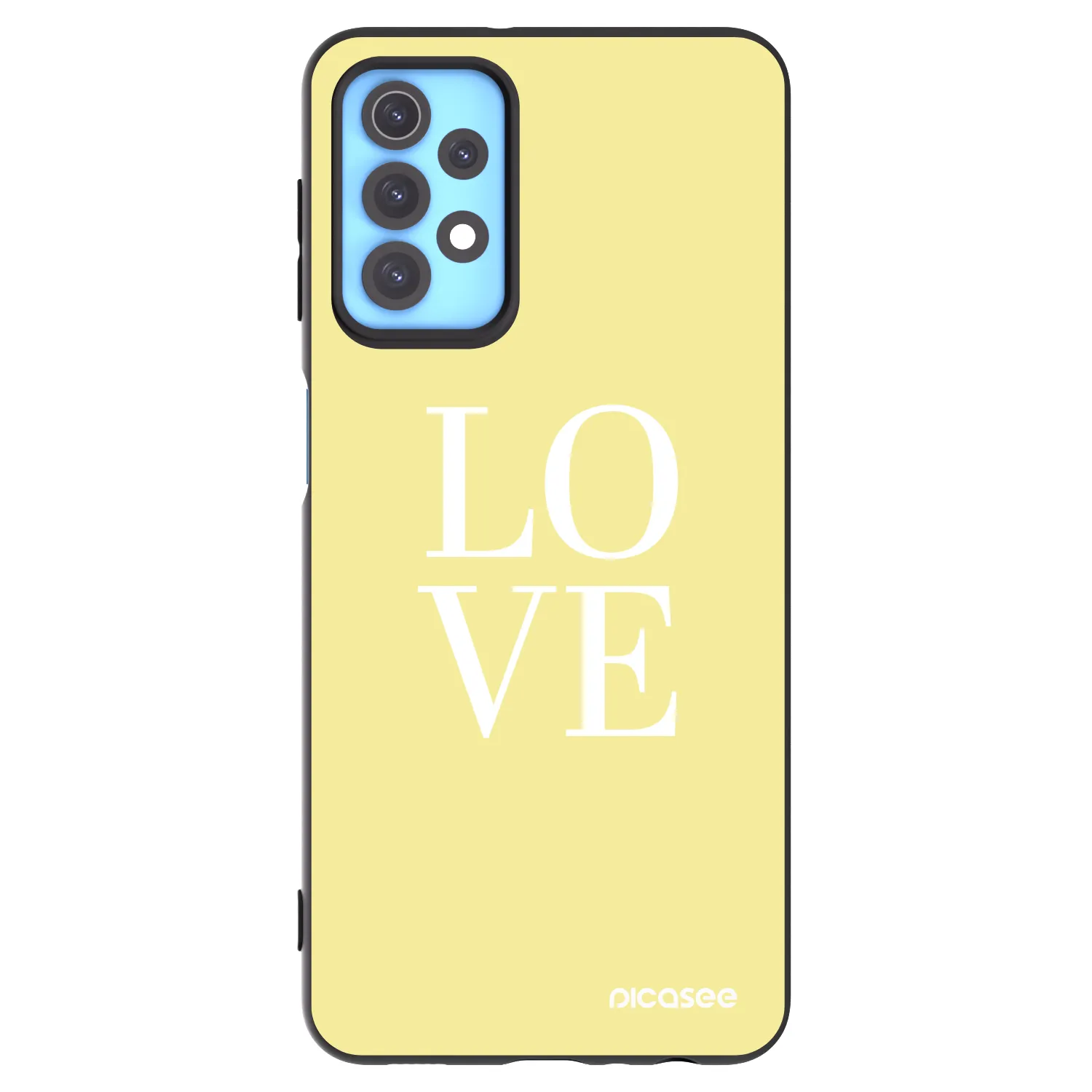 Picasee husă neagră din silicon pentru Samsung Galaxy A32 4G SM-A325F - Love