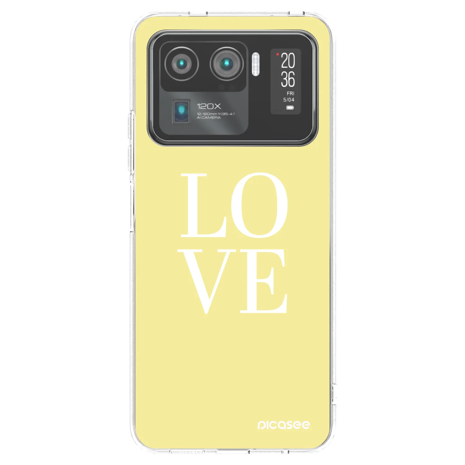 Picasee husă transparentă din silicon pentru Xiaomi Mi 11 Ultra - Love