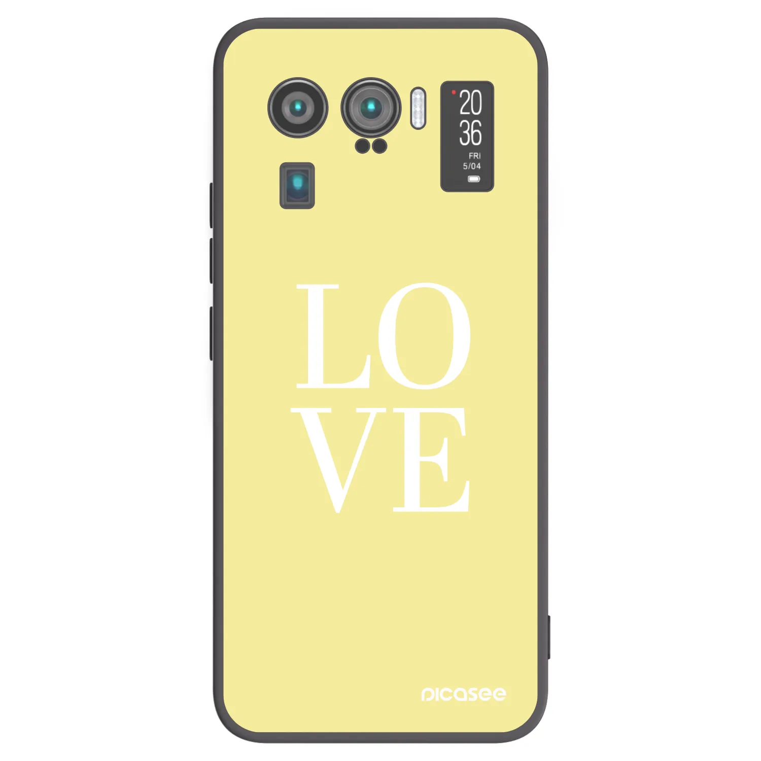 Picasee husă neagră din silicon pentru Xiaomi Mi 11 Ultra - Love
