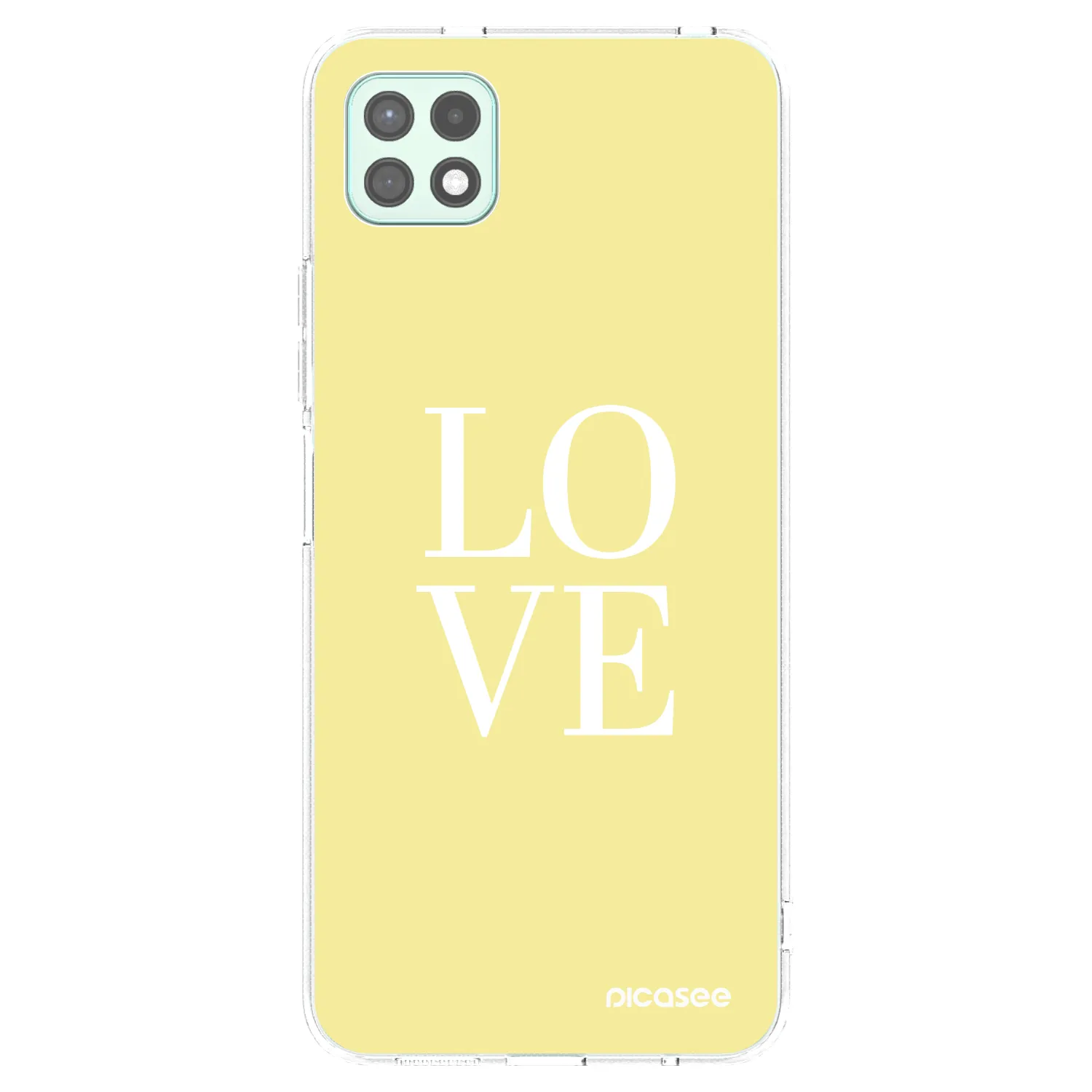 Picasee husă transparentă din silicon pentru Samsung Galaxy A22 A226B 5G - Love
