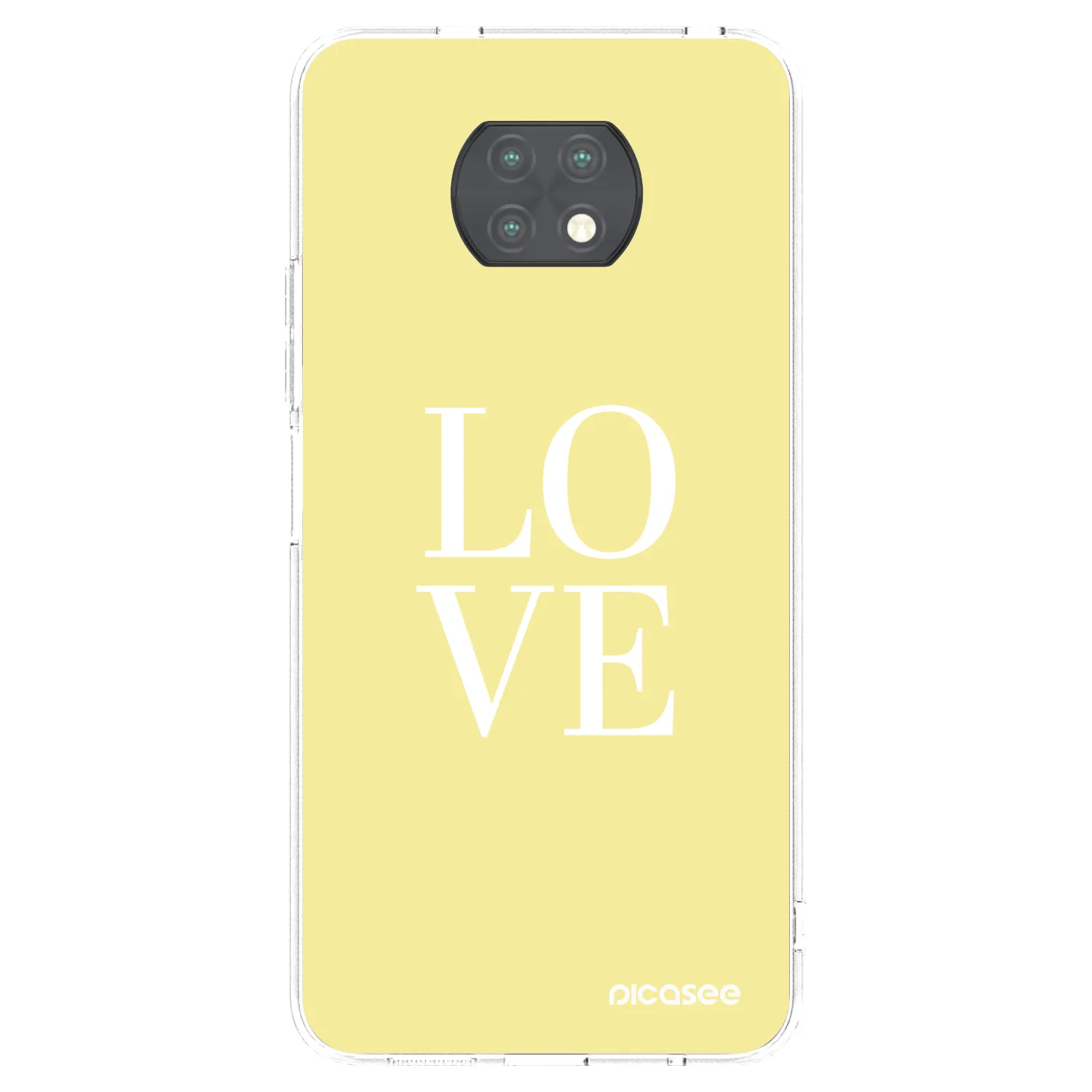 Picasee husă transparentă din silicon pentru Xiaomi Redmi Note 9T - Love