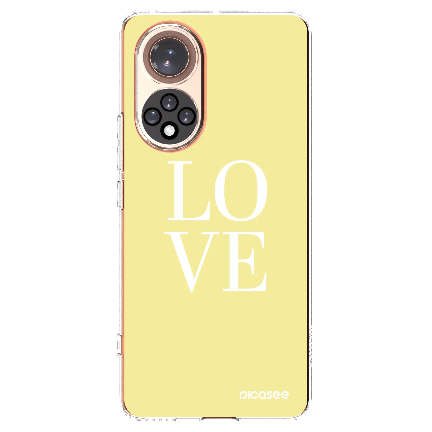 Picasee husă transparentă din silicon pentru Honor 50 5G - Love