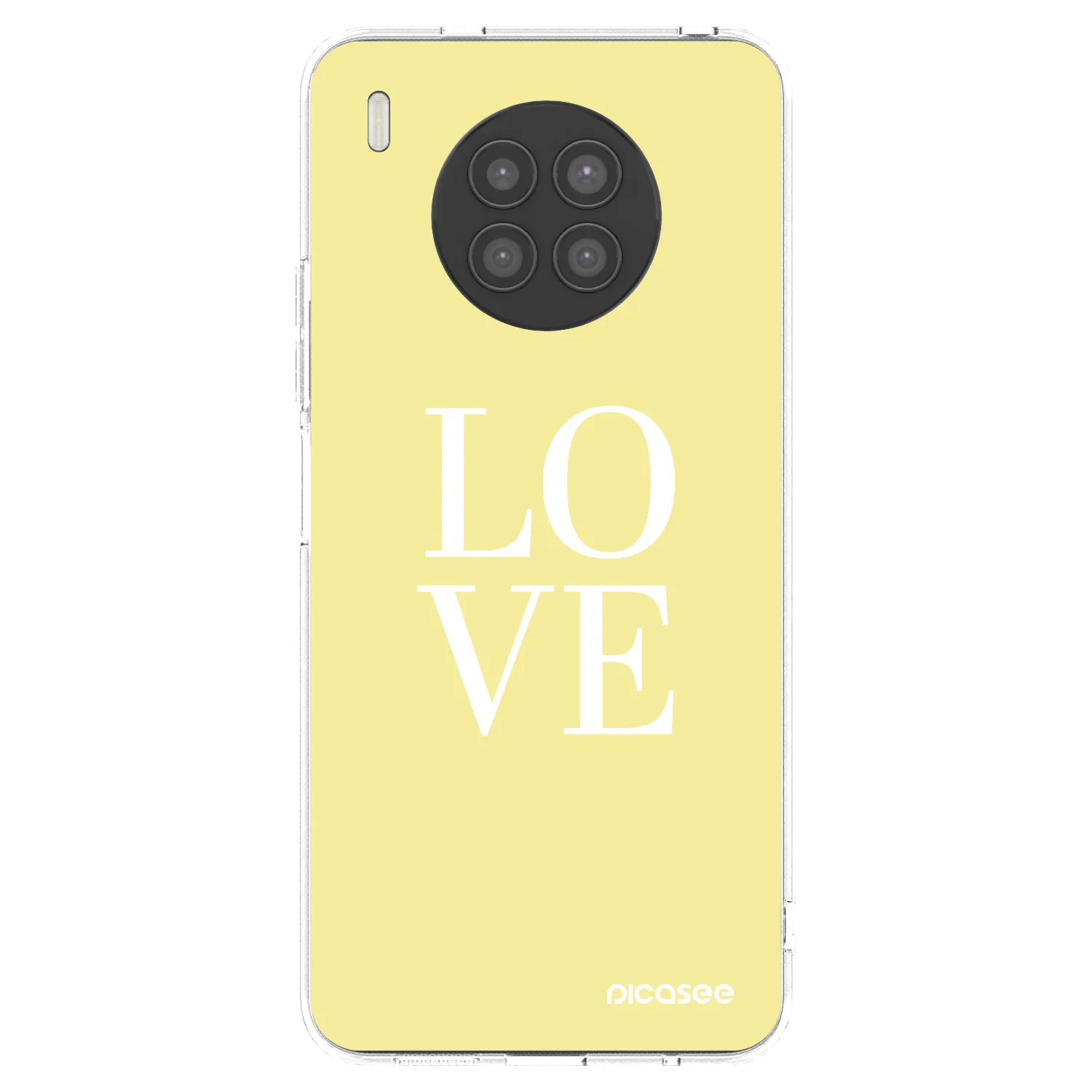 Picasee husă transparentă din silicon pentru Huawei Nova 8i - Love