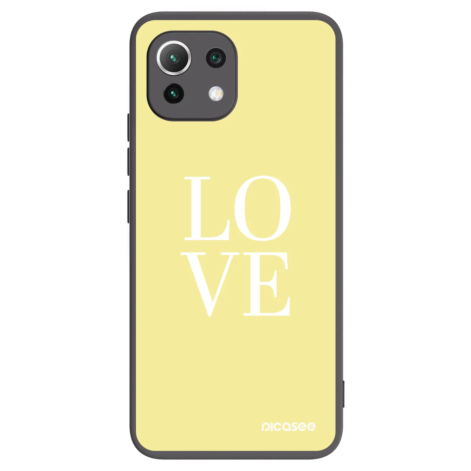 Picasee husă neagră din silicon pentru Xiaomi 11 Lite 5G NE - Love