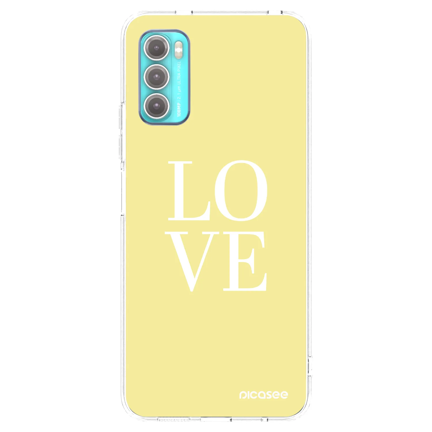 Picasee husă transparentă din silicon pentru Motorola Moto G60 - Love