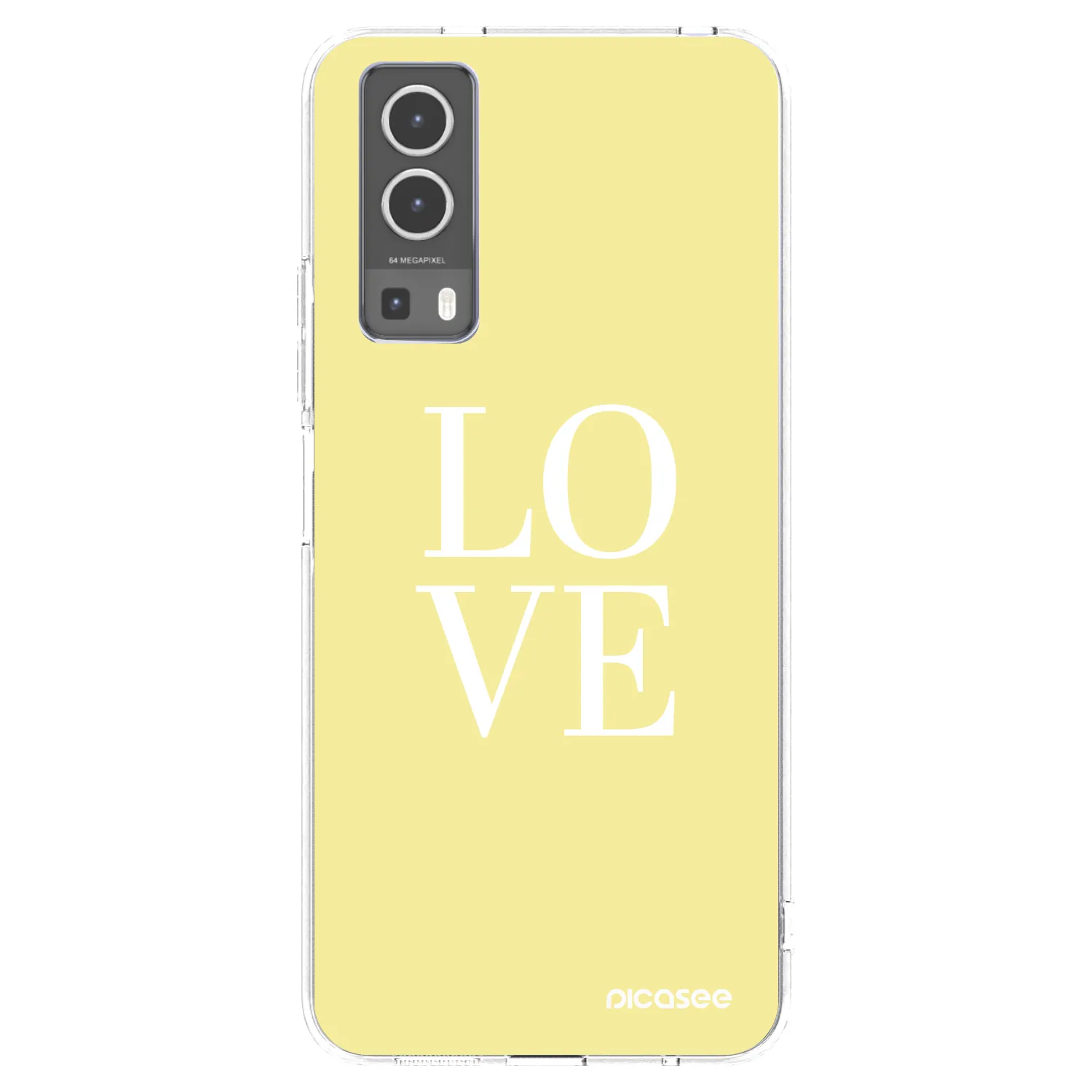 Picasee husă transparentă din silicon pentru Vivo Y72 5G - Love