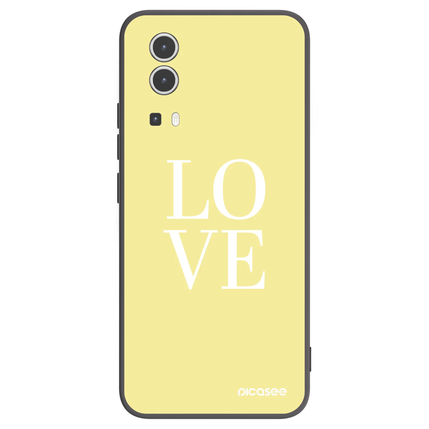 Picasee husă neagră din silicon pentru Vivo Y72 5G - Love