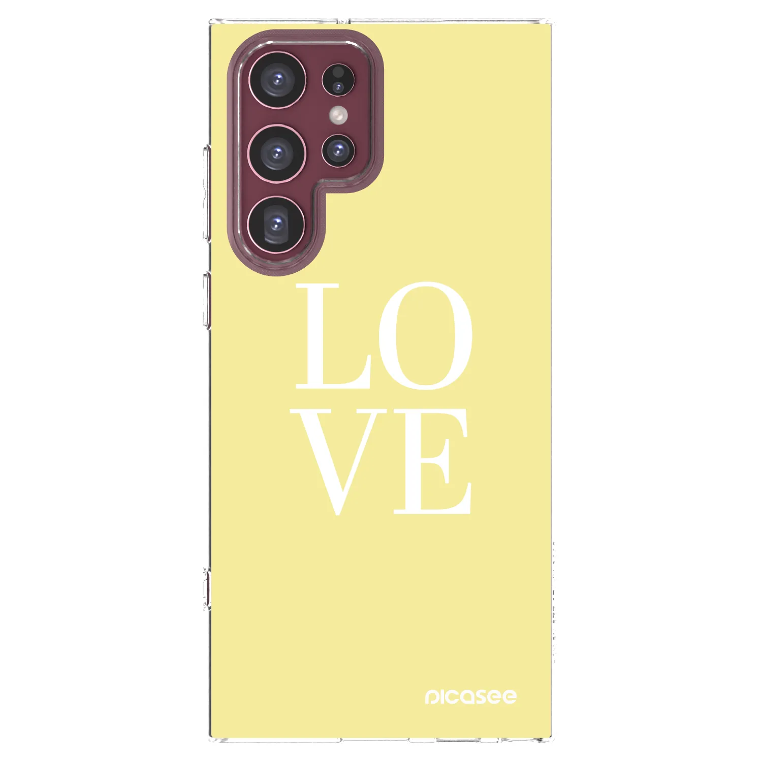 Picasee husă transparentă din silicon pentru Samsung Galaxy S22 Ultra 5G - Love