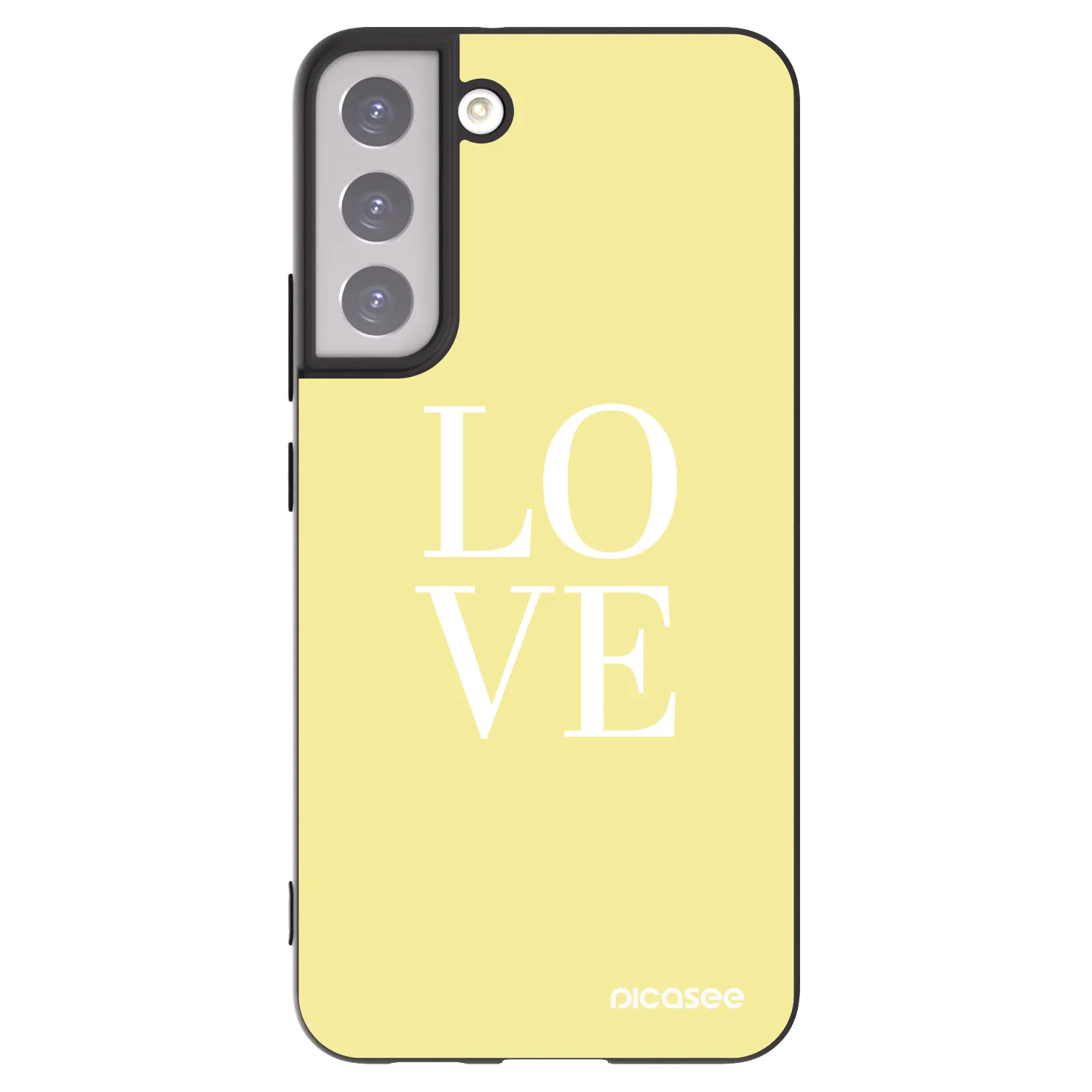 Picasee husă neagră din silicon pentru Samsung Galaxy S22+ 5G - Love