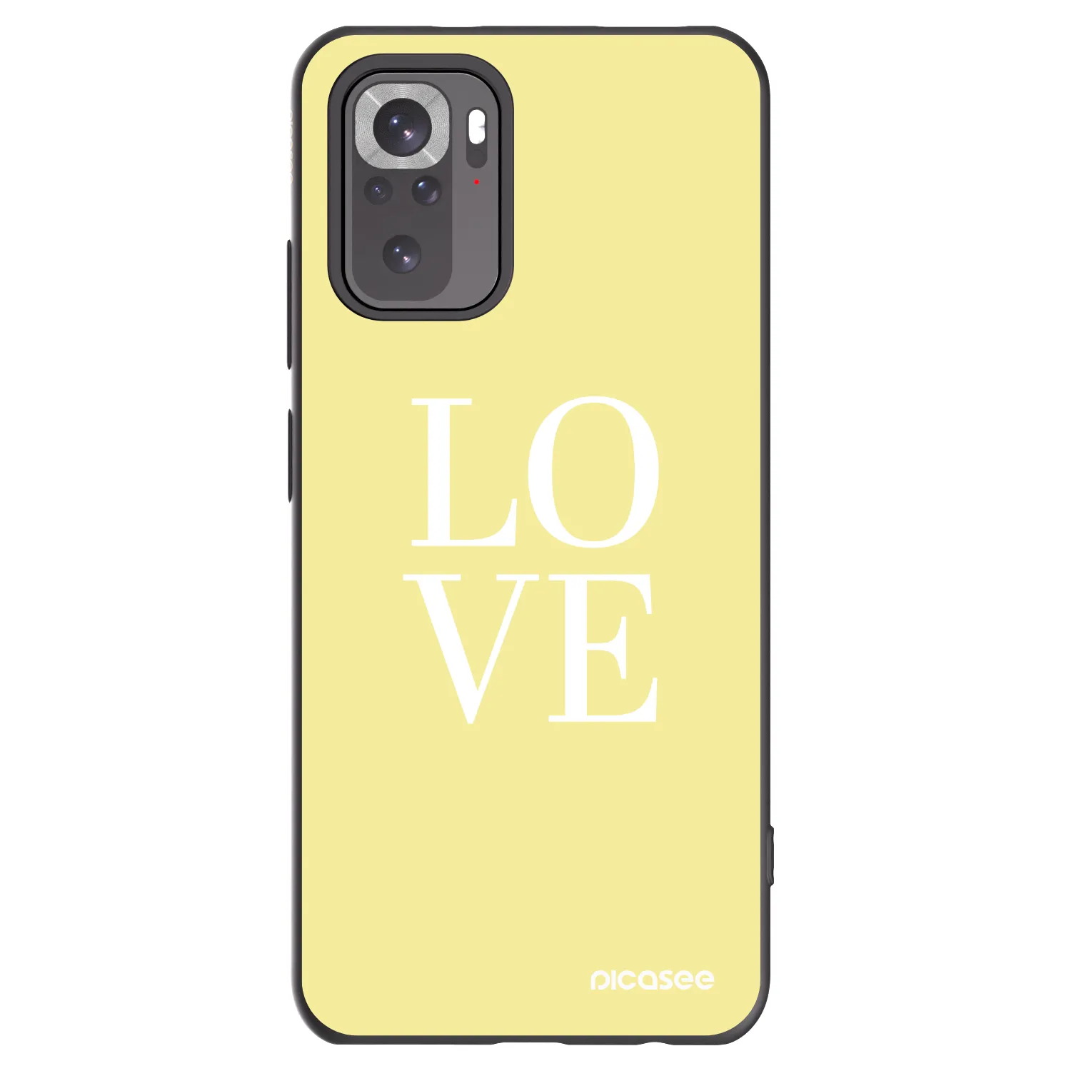Picasee husă neagră din silicon pentru Xiaomi Redmi Note 11S 4G - Love