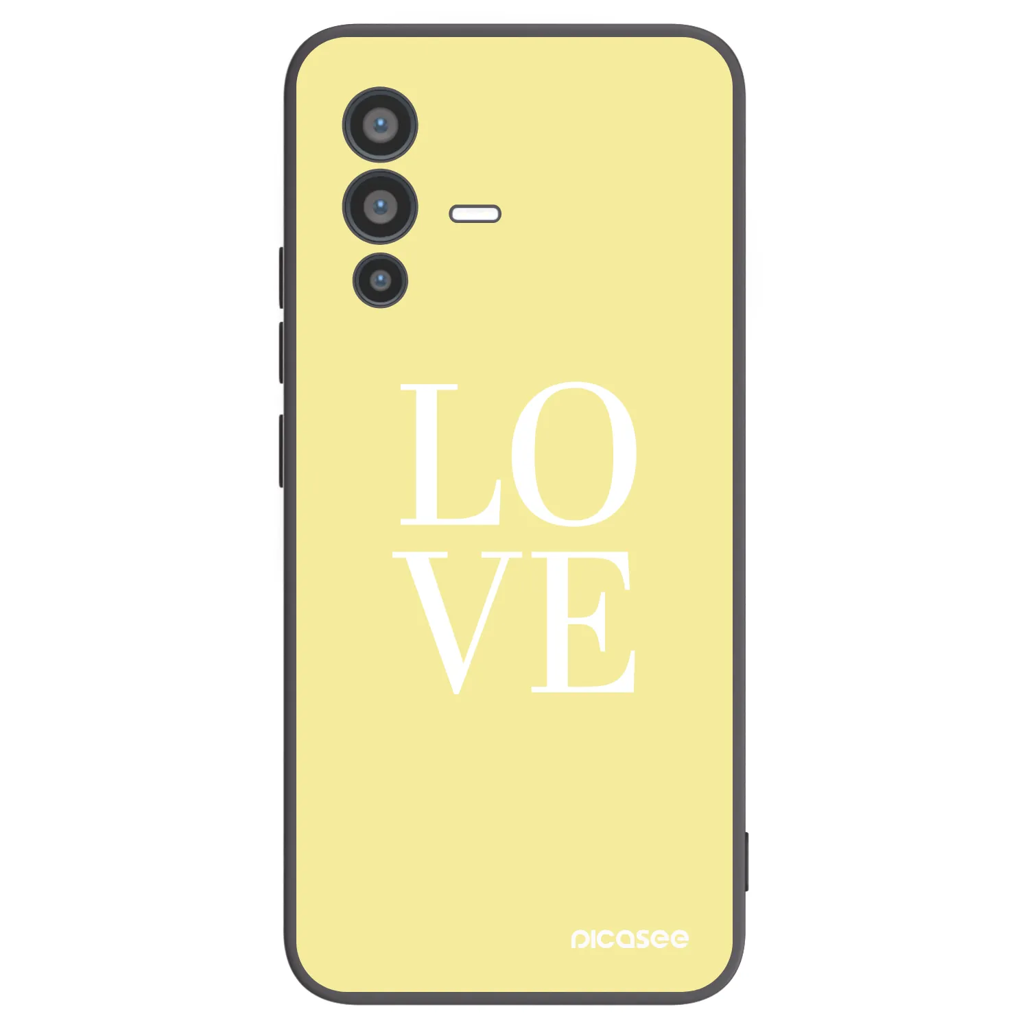 Picasee husă neagră din silicon pentru Vivo V23 5G - Love