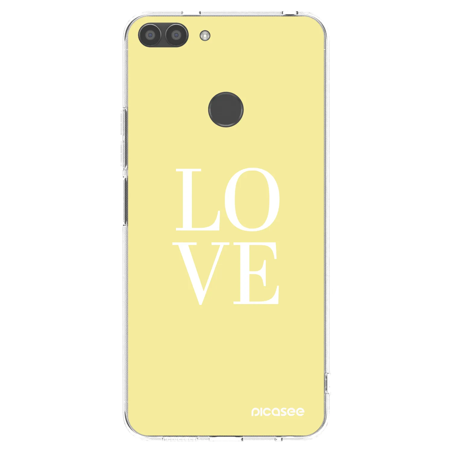Picasee husă transparentă din silicon pentru Huawei P Smart - Love