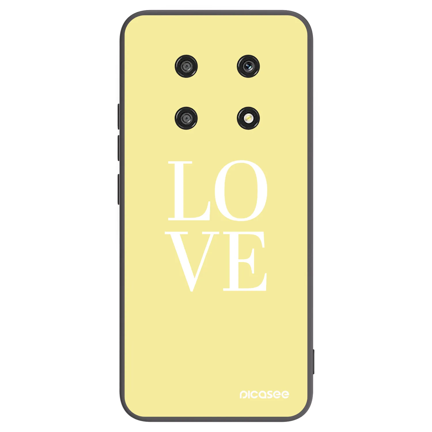 Picasee husă neagră din silicon pentru Honor Magic4 Lite 5G - Love