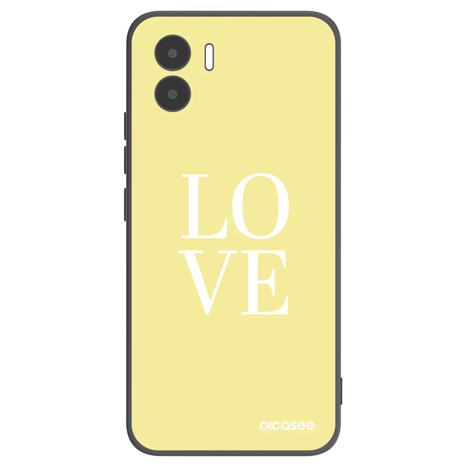 Picasee husă neagră din silicon pentru Xiaomi Redmi A1 - Love