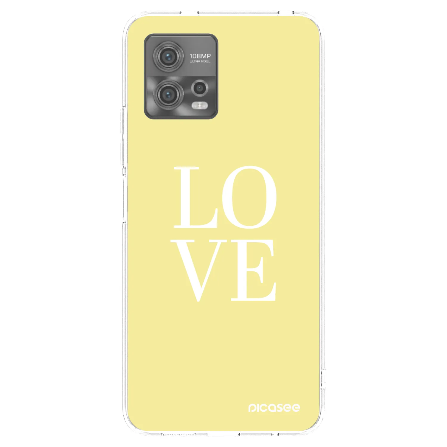 Picasee husă transparentă din silicon pentru Motorola Moto G72 - Love