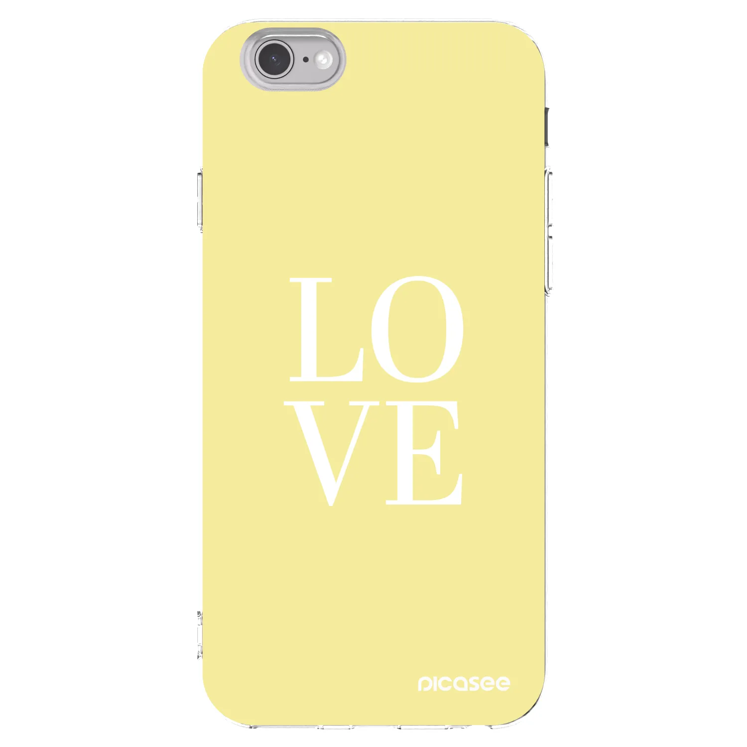 Picasee husă transparentă din silicon pentru Apple iPhone 6/6S - Love