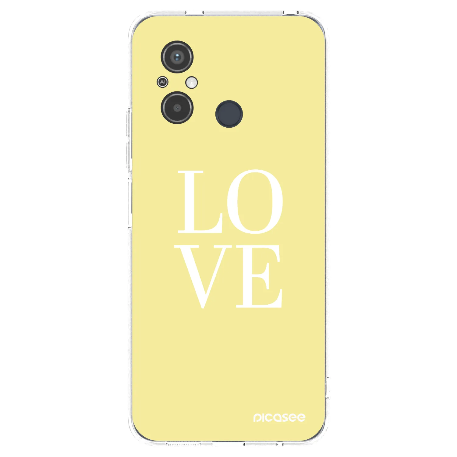 Picasee husă transparentă din silicon pentru Xiaomi Redmi 12C - Love