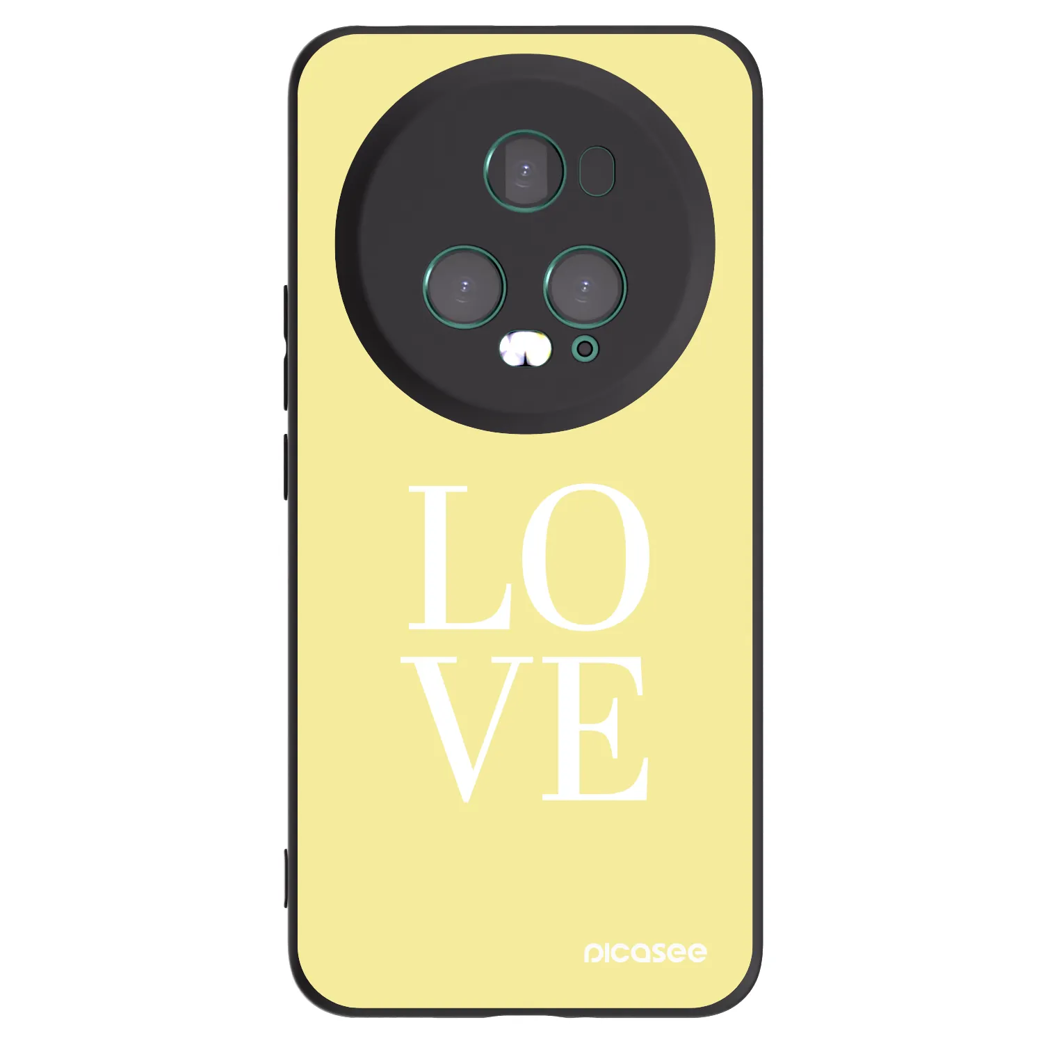 Picasee husă neagră din silicon pentru Honor Magic5 Pro - Love