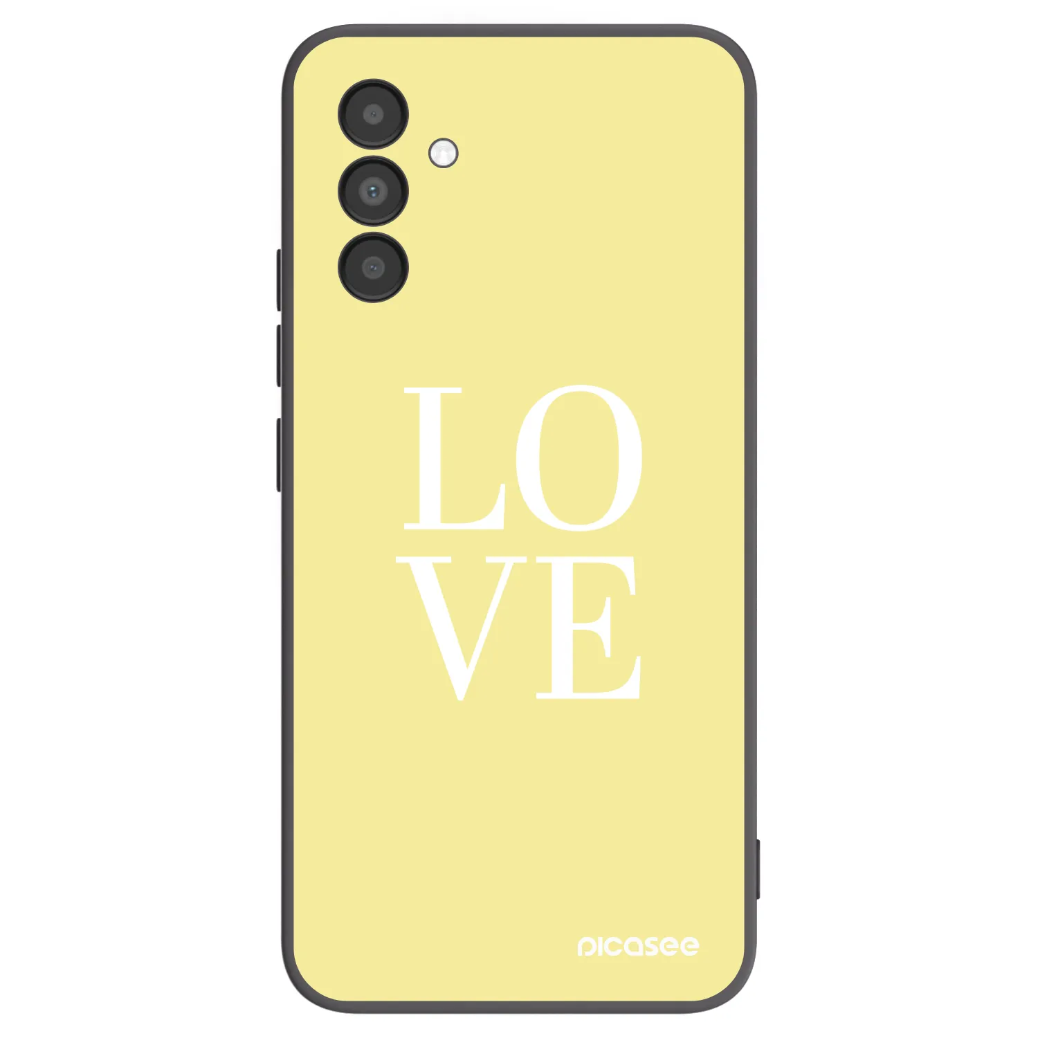 Picasee husă neagră din silicon pentru Samsung Galaxy A04s A047F - Love