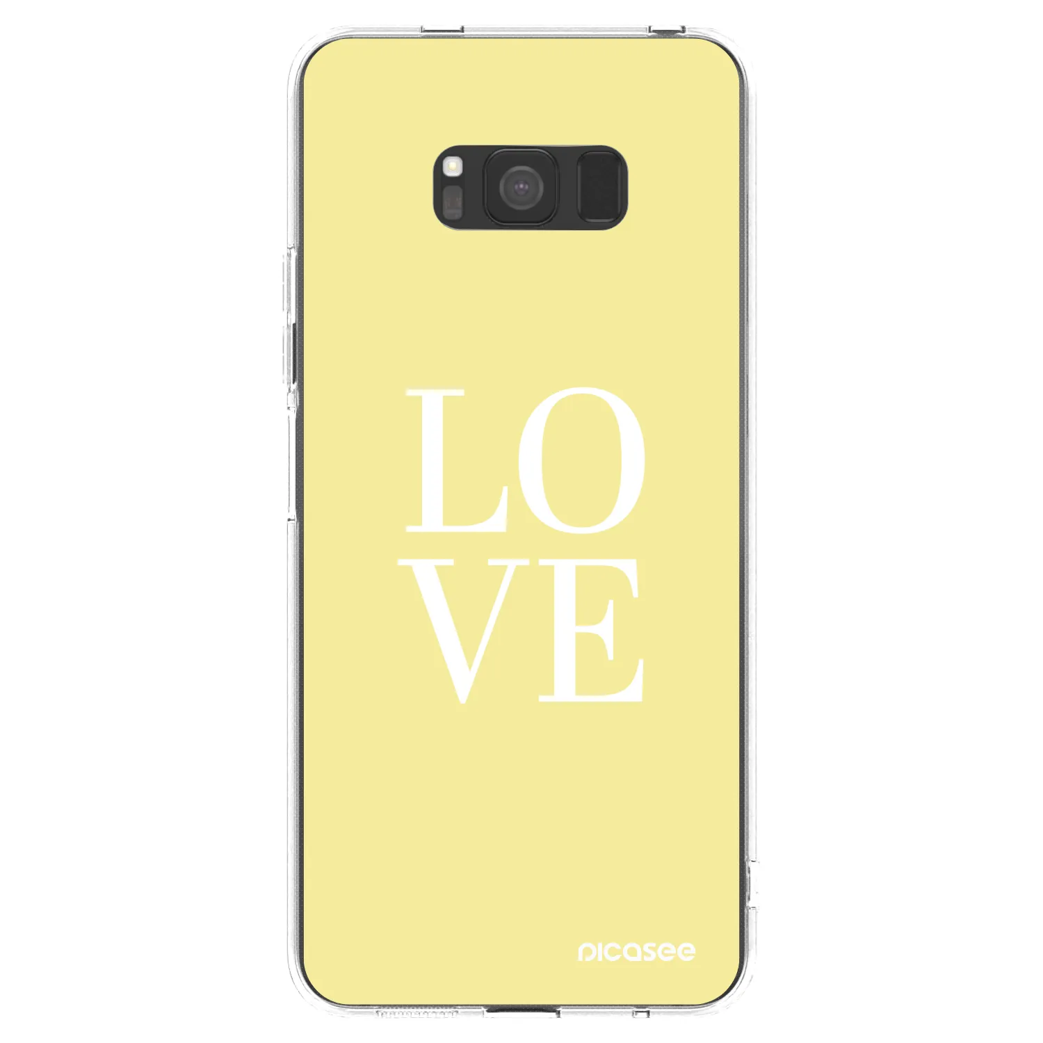 Picasee husă transparentă din silicon pentru Samsung Galaxy S8 G950F - Love