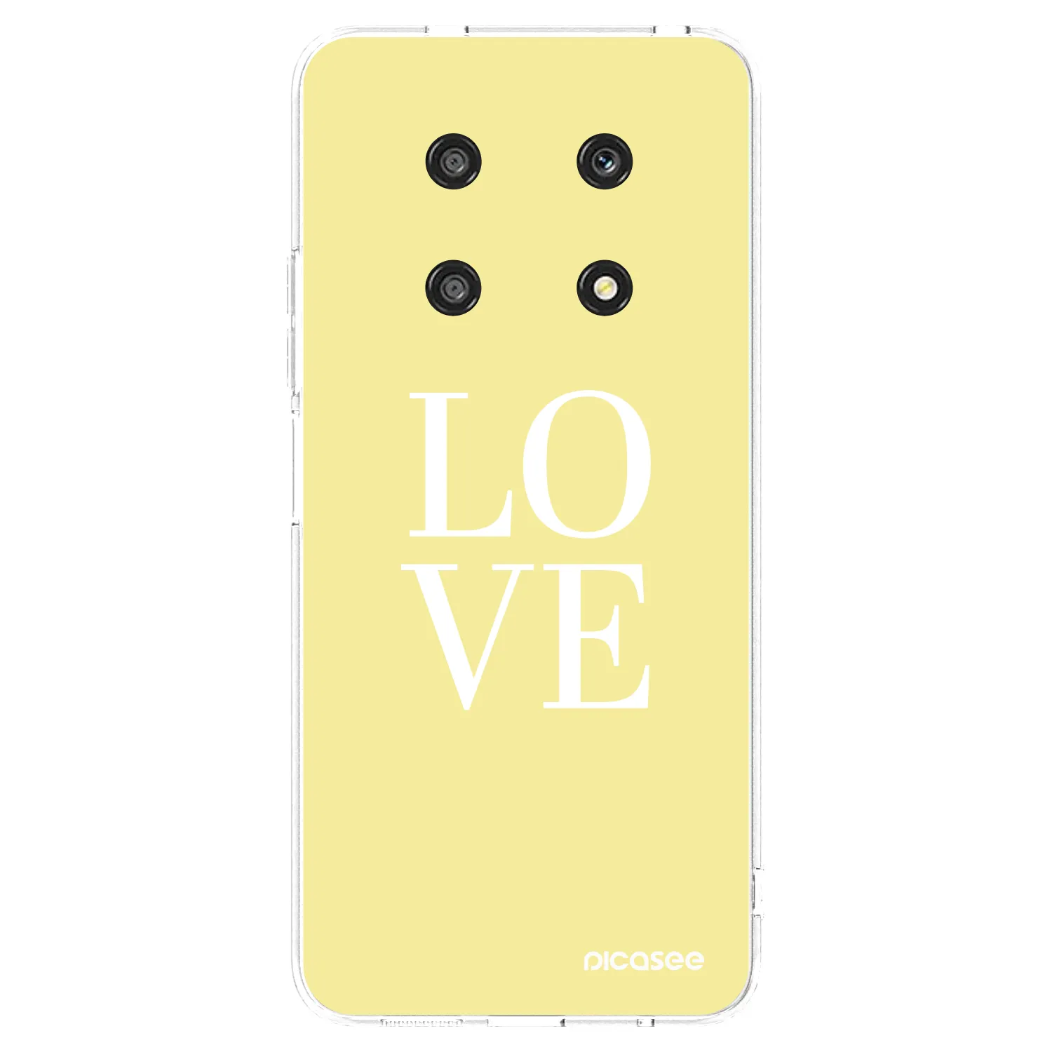 Picasee husă transparentă din silicon pentru Honor Magic4 Lite 5G - Love