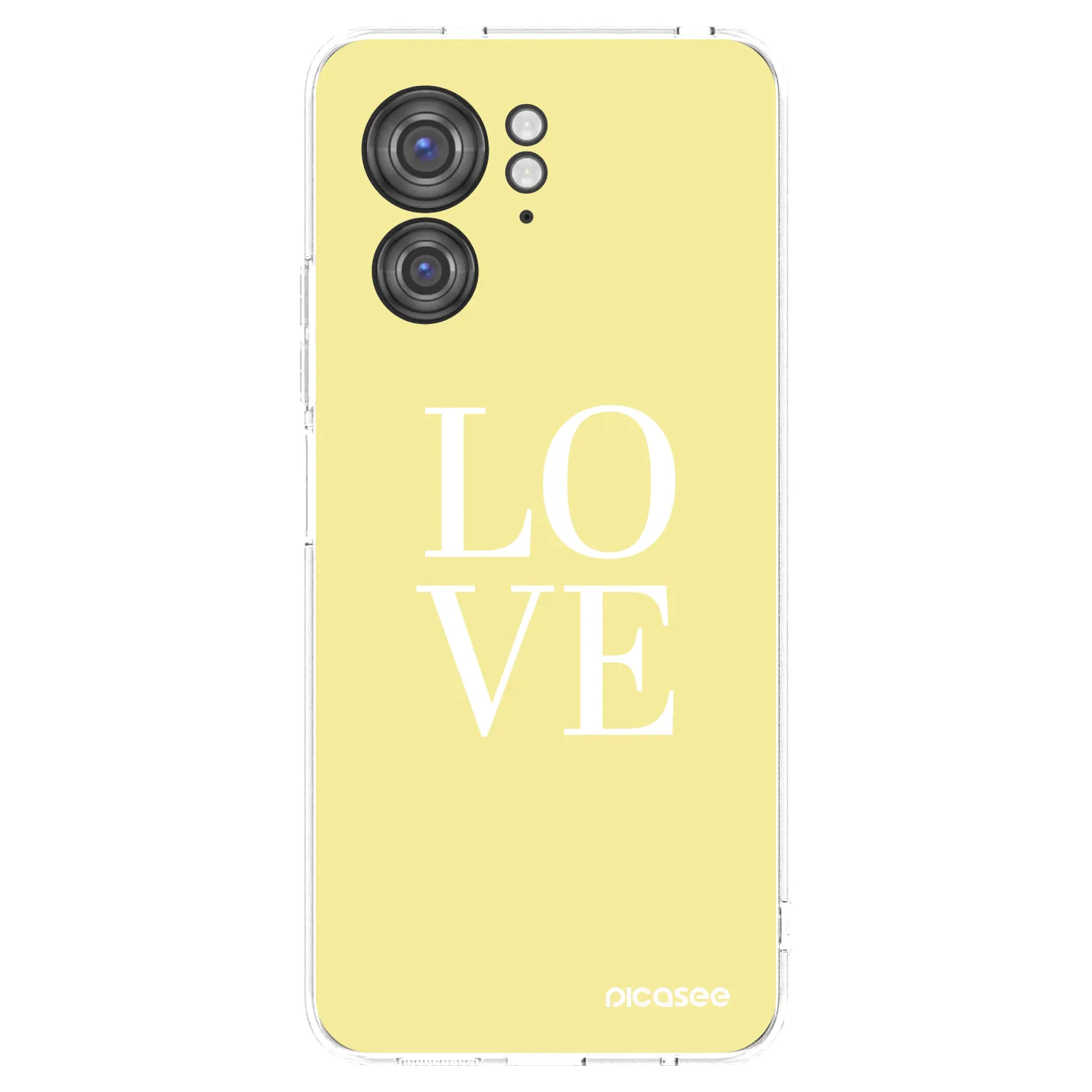Picasee husă transparentă din silicon pentru Motorola Edge 40 - Love