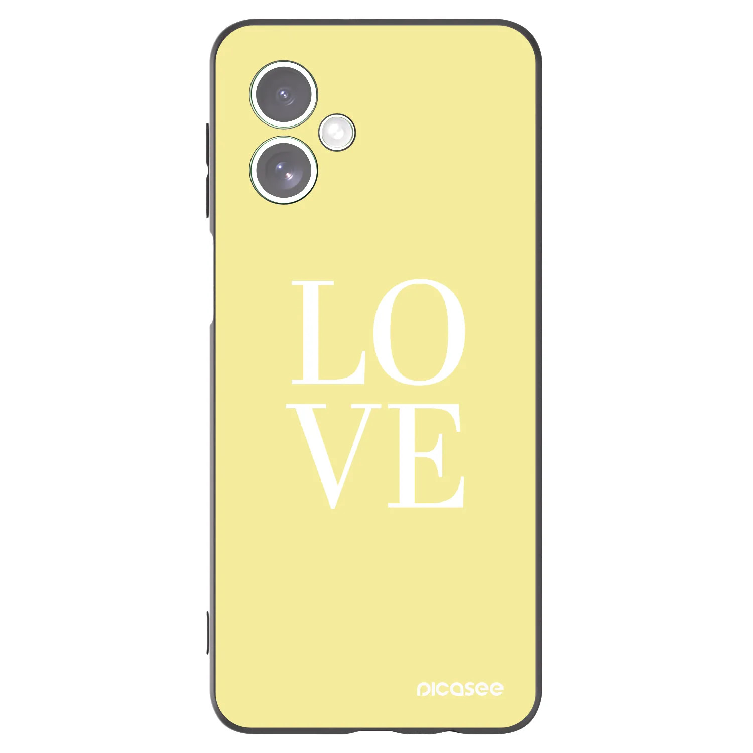 Picasee husă neagră din silicon pentru Motorola Moto G54 5G - Love