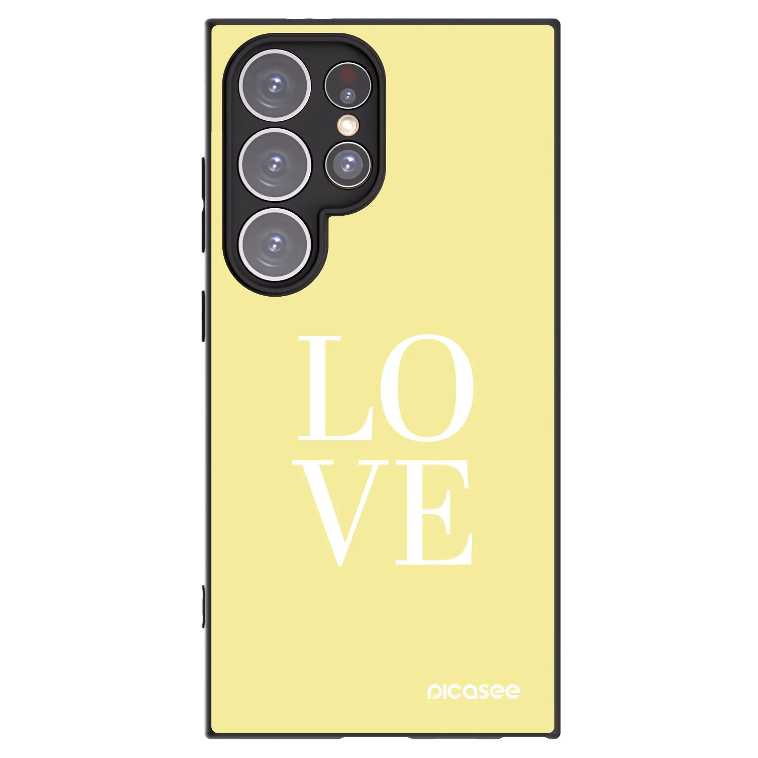 Picasee husă neagră din silicon pentru Samsung Galaxy S24 Ultra S928B 5G - Love