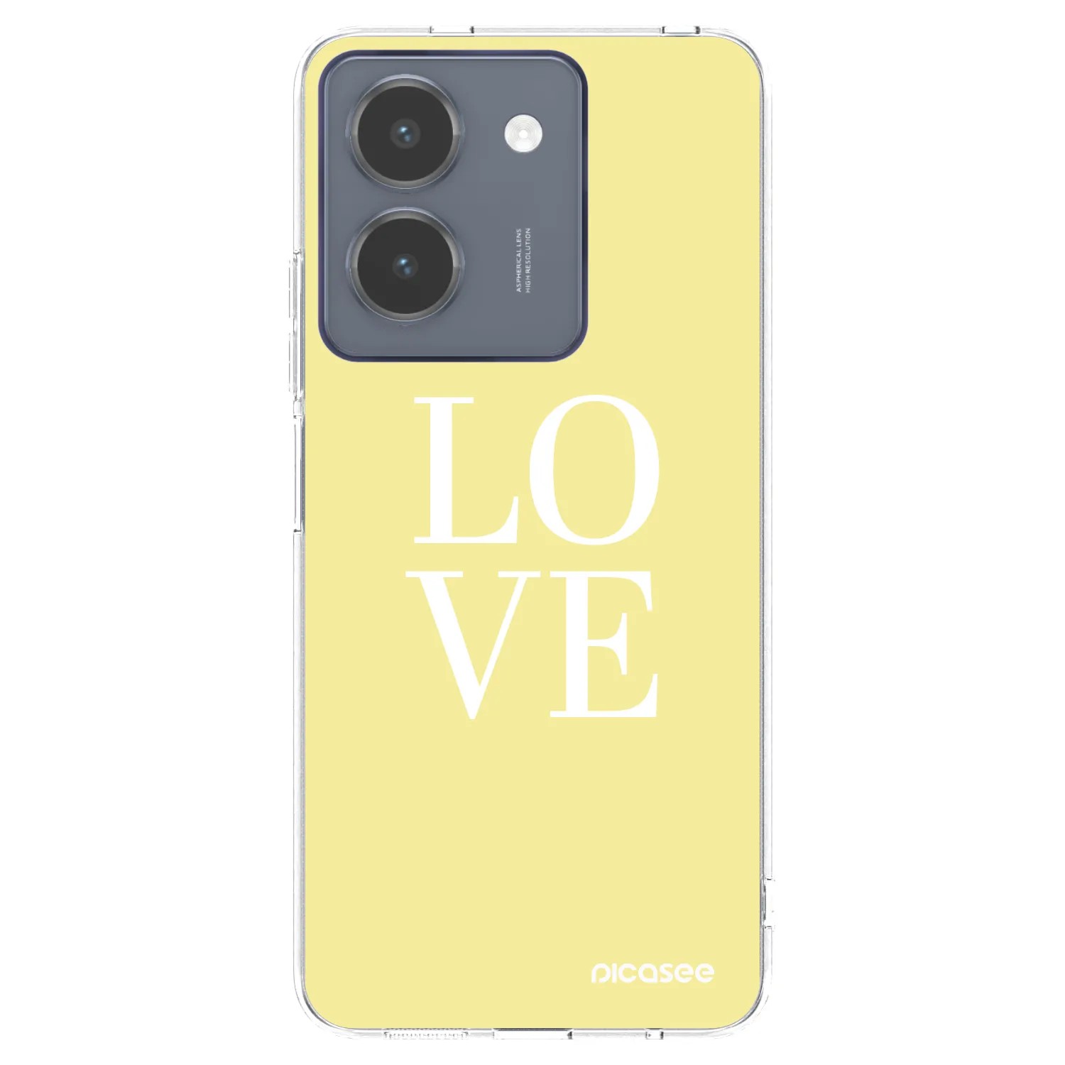 Picasee husă transparentă din silicon pentru Vivo Y36 4G - Love