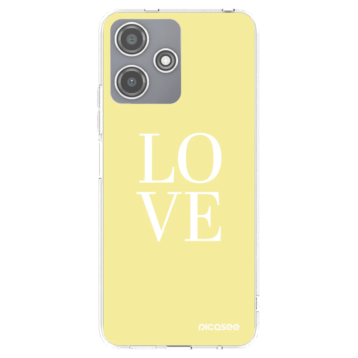 Picasee husă transparentă din silicon pentru Xiaomi Redmi 12 5G - Love