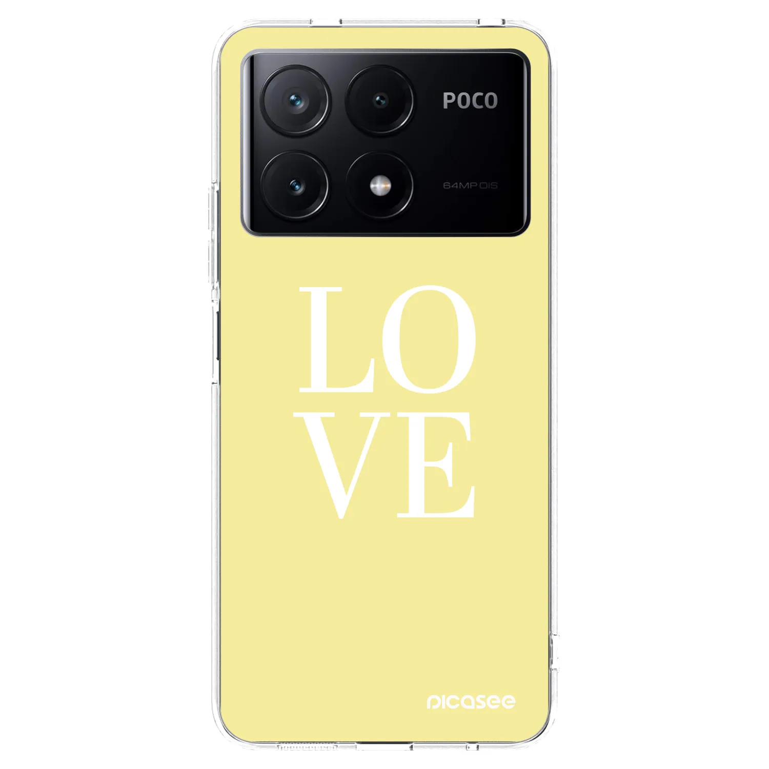 Picasee husă transparentă din silicon pentru Xiaomi Poco X6 Pro - Love
