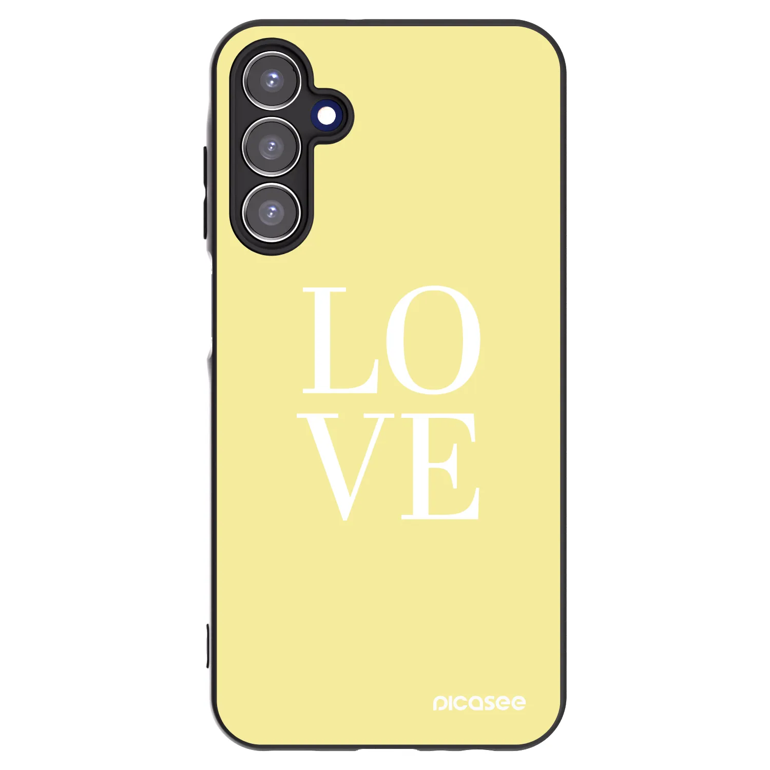 Picasee husă neagră din silicon pentru Samsung Galaxy A15 A156B 5G - Love