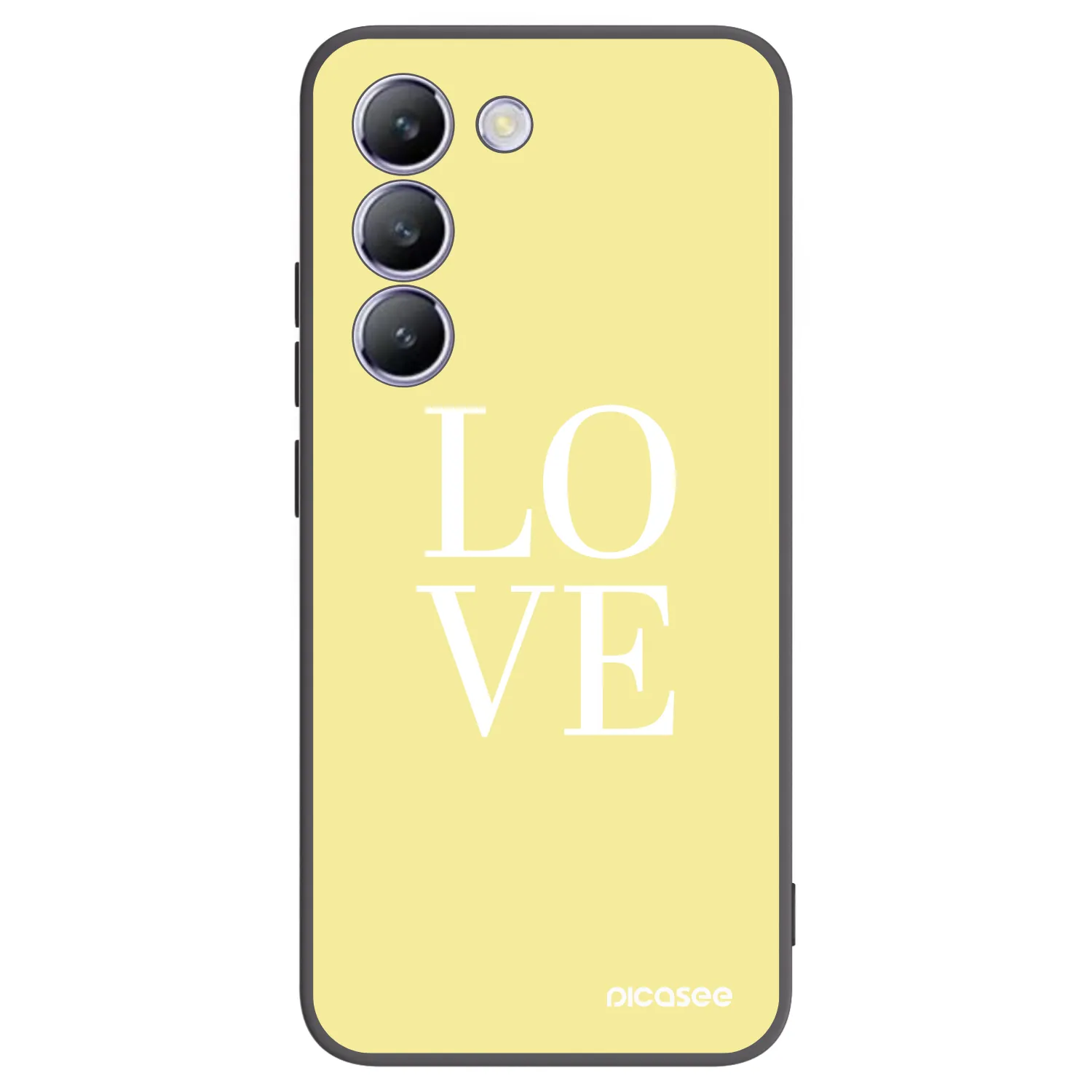Picasee husă neagră din silicon pentru Vivo V40 SE 5G - Love