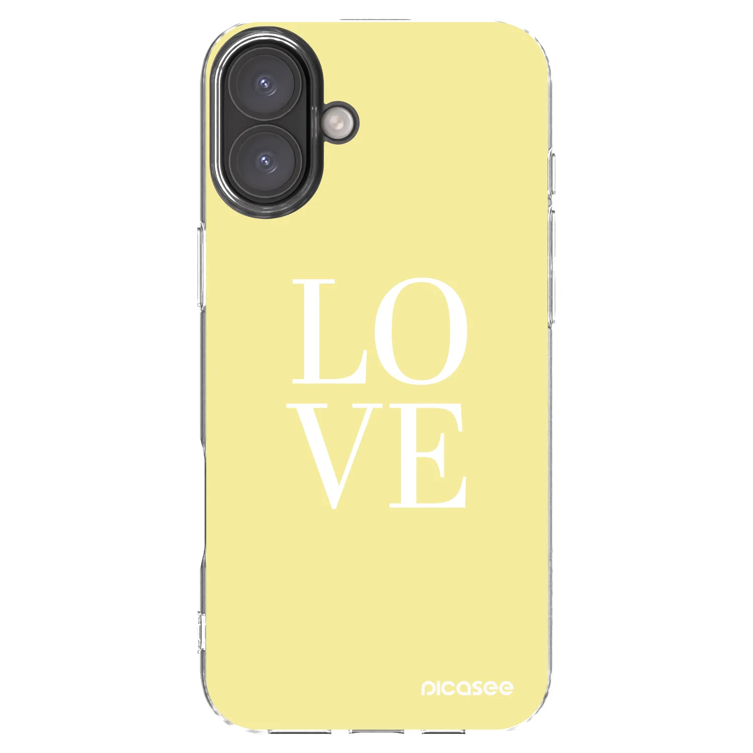 Picasee husă transparentă din silicon pentru Apple iPhone 16 Plus - Love