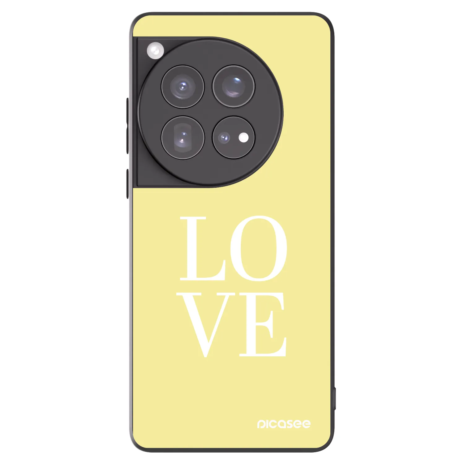 Picasee husă neagră din silicon pentru OnePlus 12 5G - Love