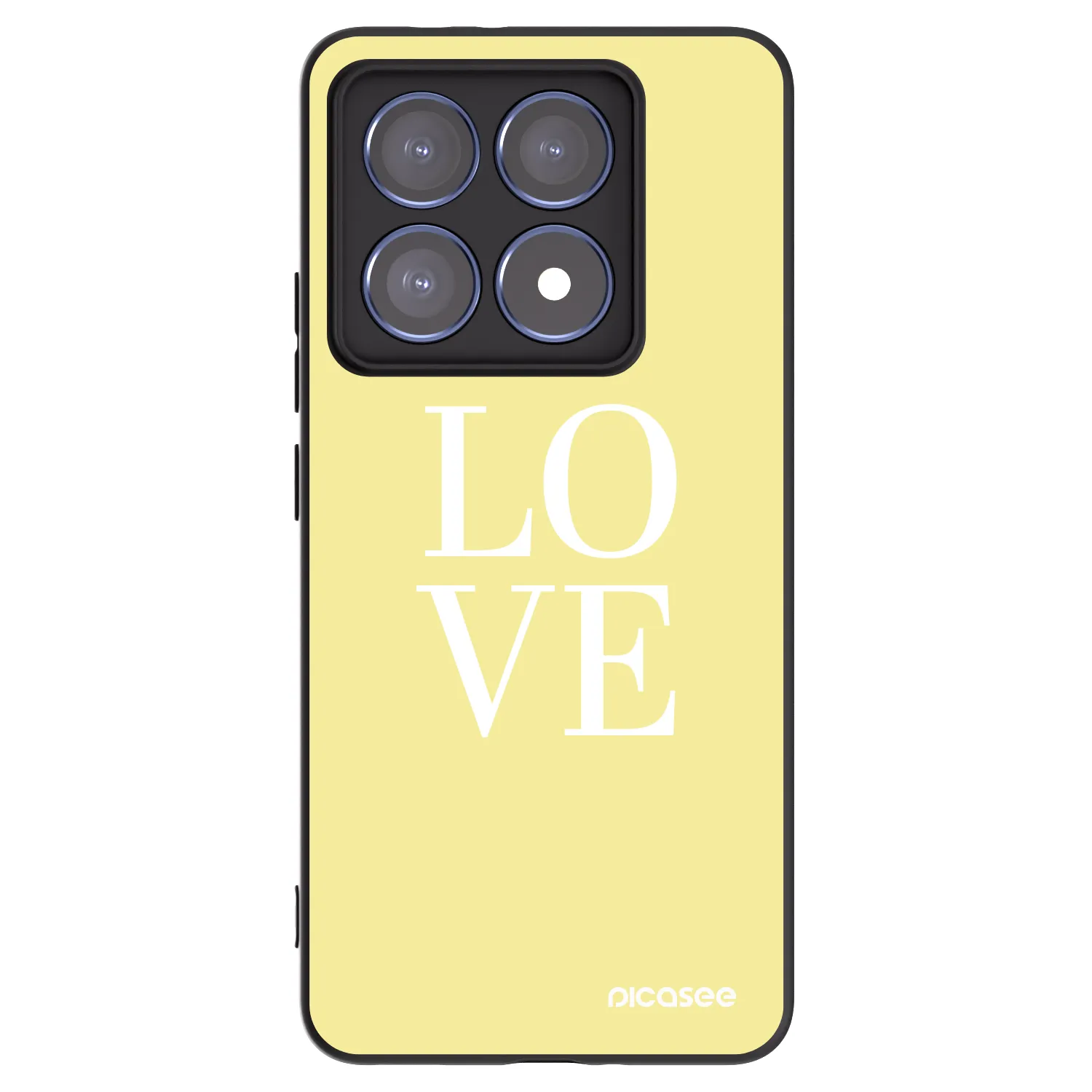 Picasee husă neagră din silicon pentru Xiaomi 14T Pro - Love