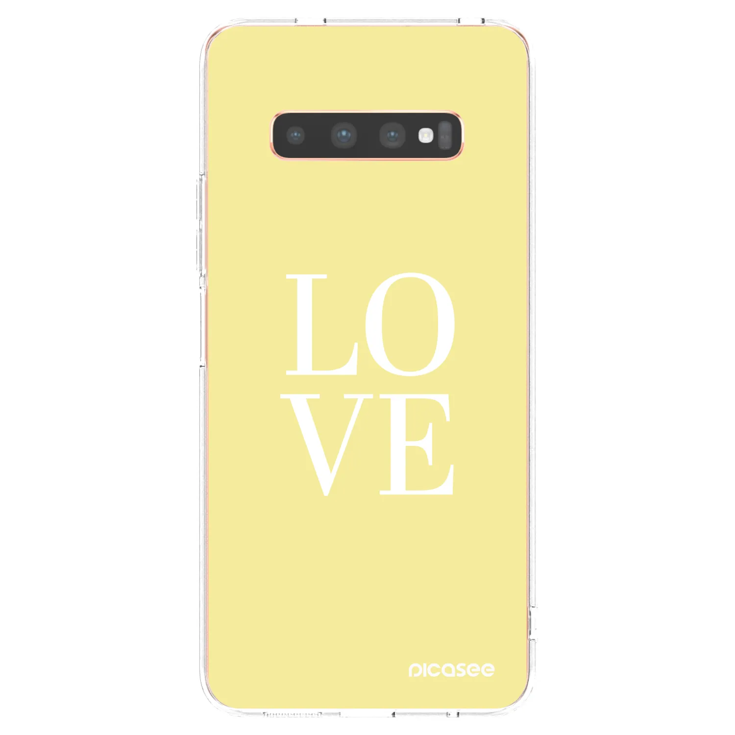Picasee husă transparentă din silicon pentru Samsung Galaxy S10 Plus G975 - Love