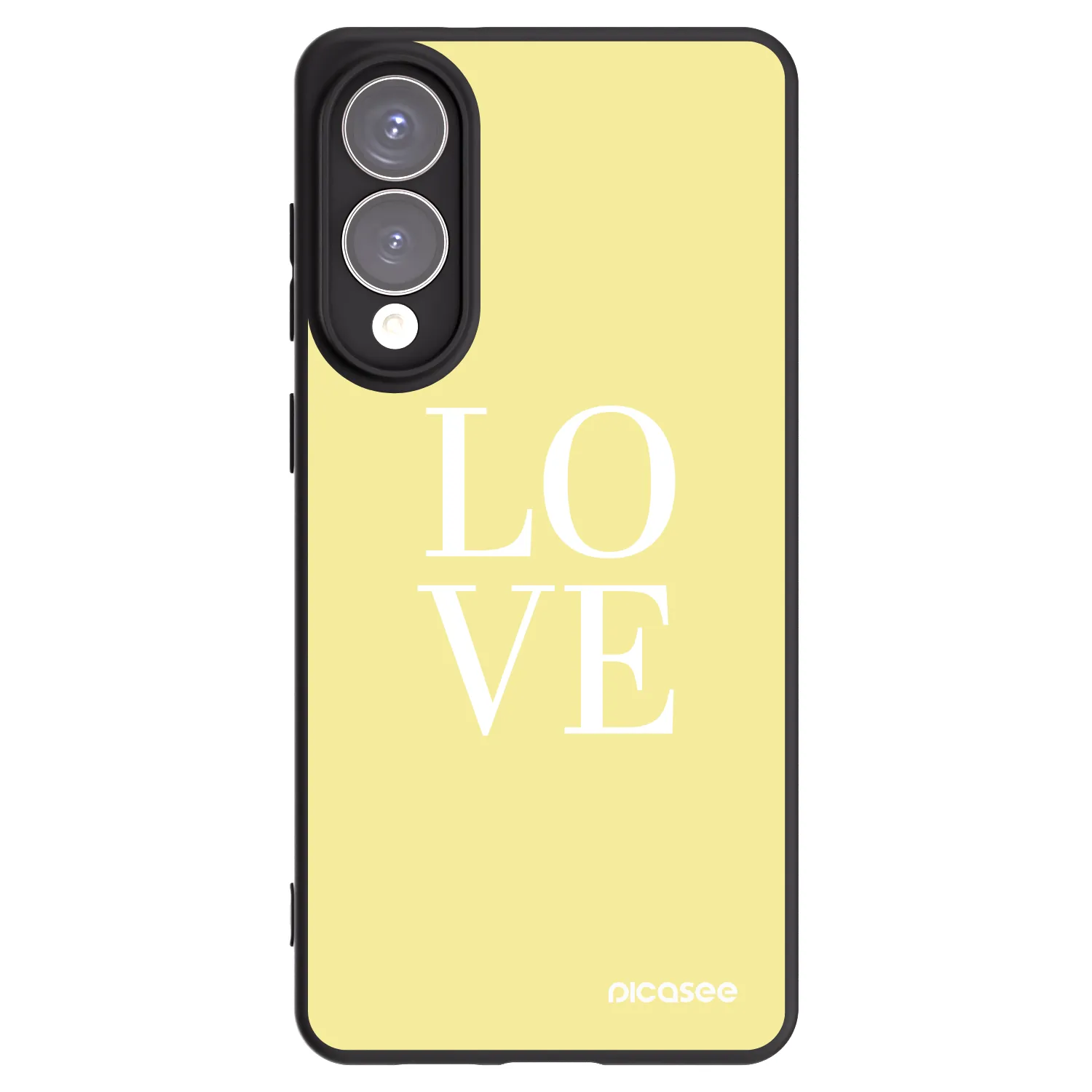 Picasee husă neagră din silicon pentru Samsung Galaxy S25 Edge 5G - Love