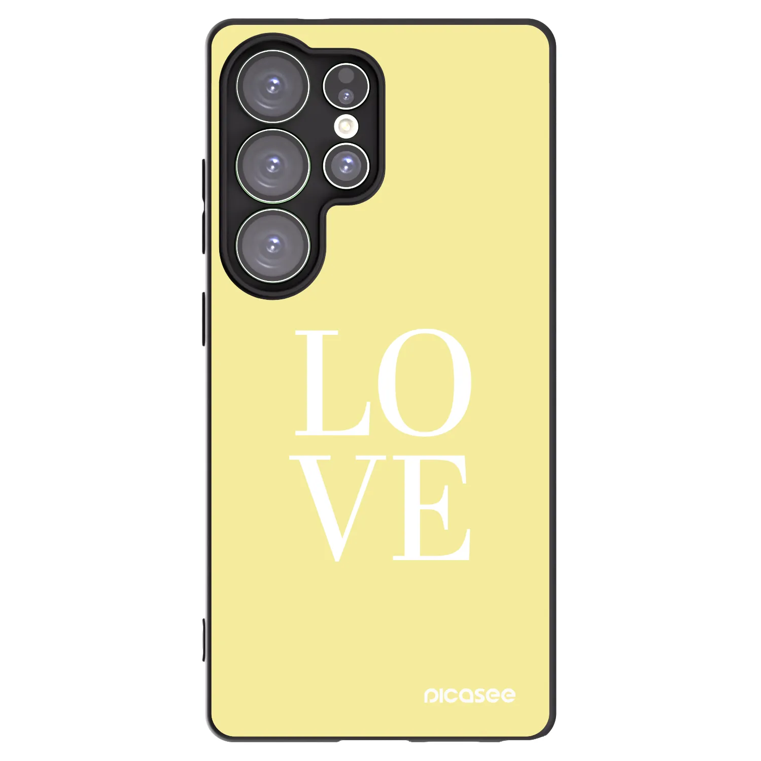 Picasee husă neagră din silicon pentru Samsung Galaxy S25 Ultra 5G - Love