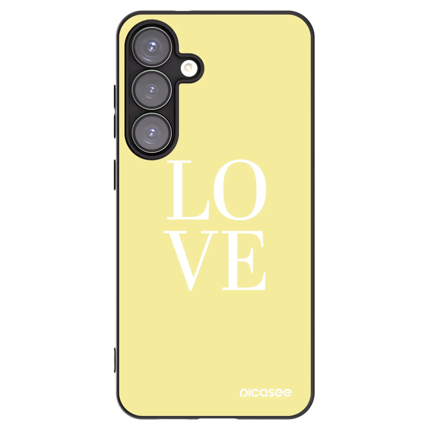 Picasee husă neagră din silicon pentru Samsung Galaxy S25+ 5G - Love